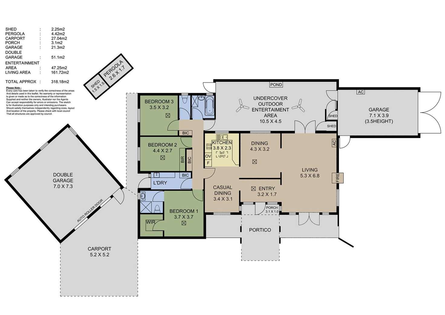 Floorplan of Homely house listing, 6 Merion Court, West Lakes SA 5021