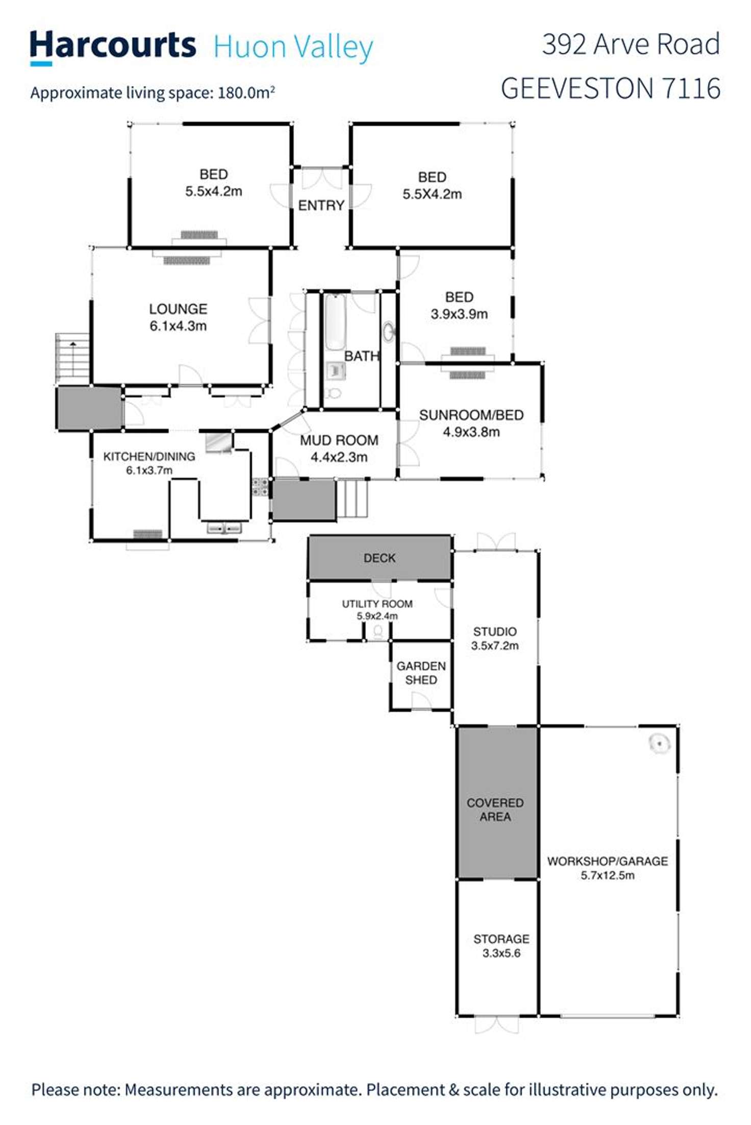 Floorplan of Homely house listing, 392 Arve Road, Geeveston TAS 7116