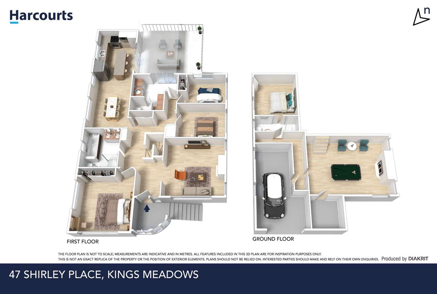 Floorplan of Homely house listing, 47 Shirley Place, Kings Meadows TAS 7249
