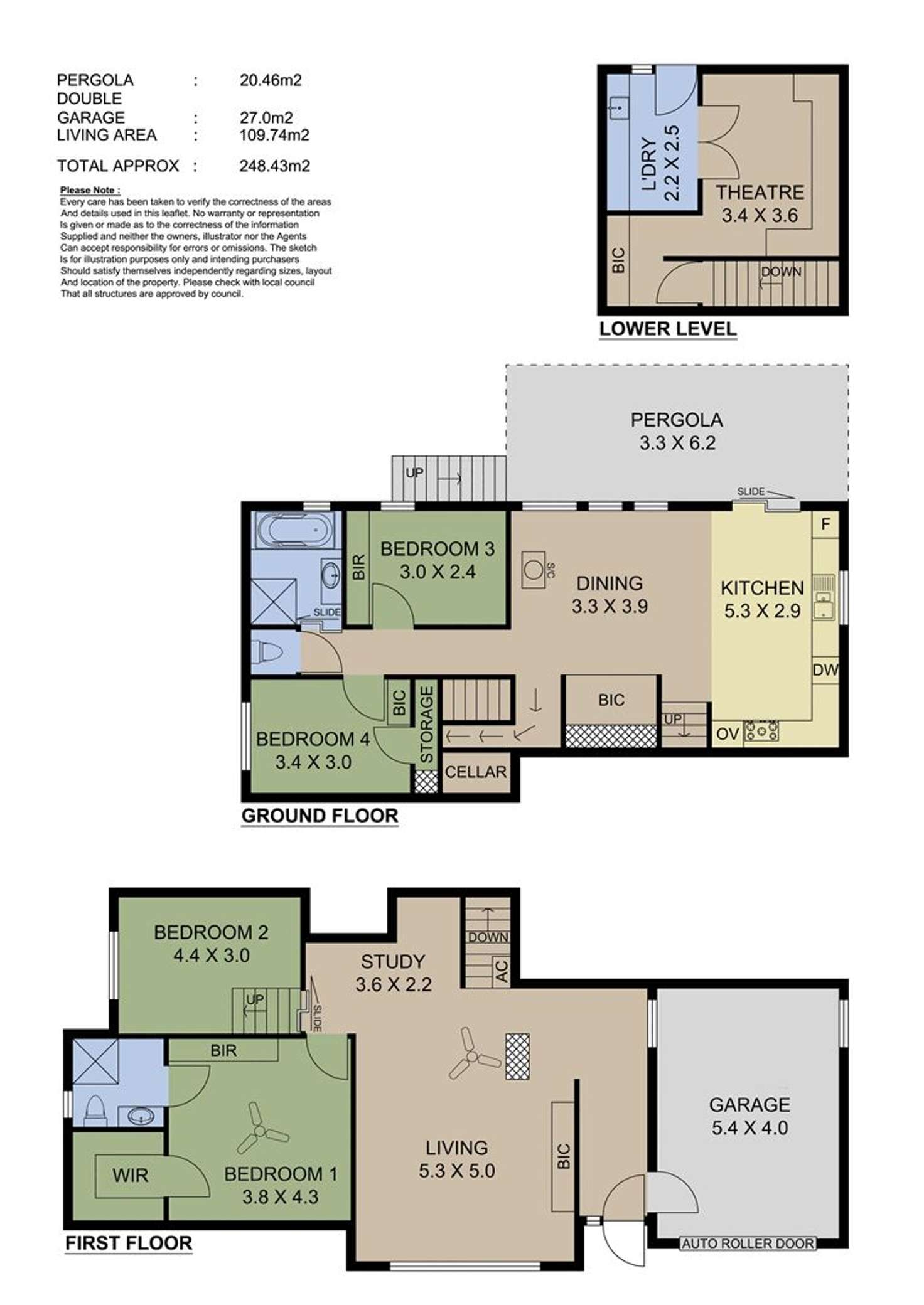 Floorplan of Homely house listing, 3 St Andrews Avenue, Stirling SA 5152