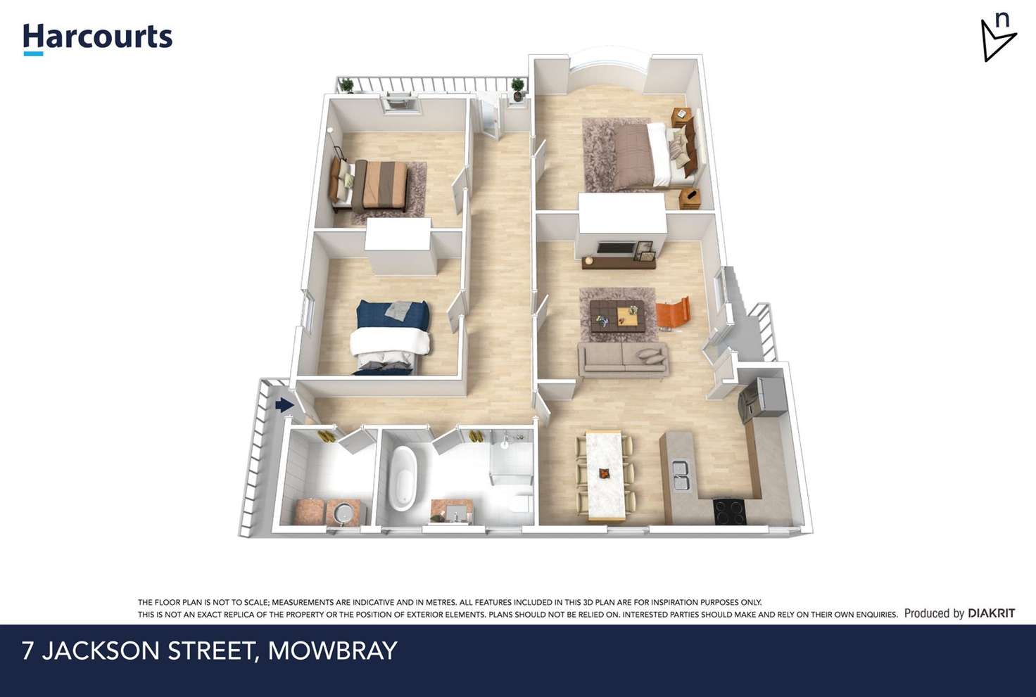 Floorplan of Homely house listing, 7 Jackson Street, Mowbray TAS 7248