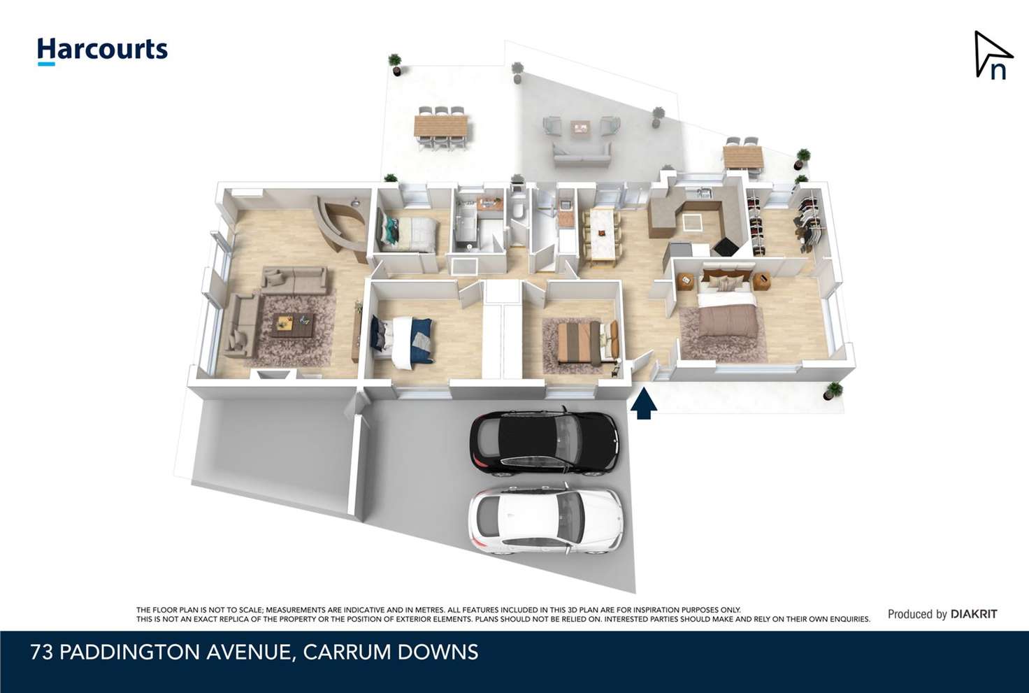 Floorplan of Homely house listing, 73 Paddington Avenue, Carrum Downs VIC 3201