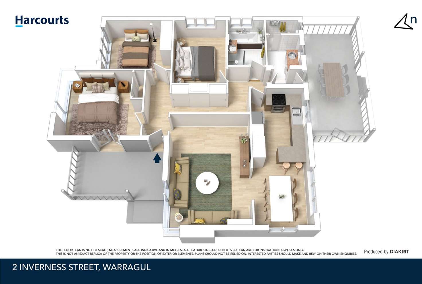 Floorplan of Homely house listing, 2 Inverness Street, Warragul VIC 3820