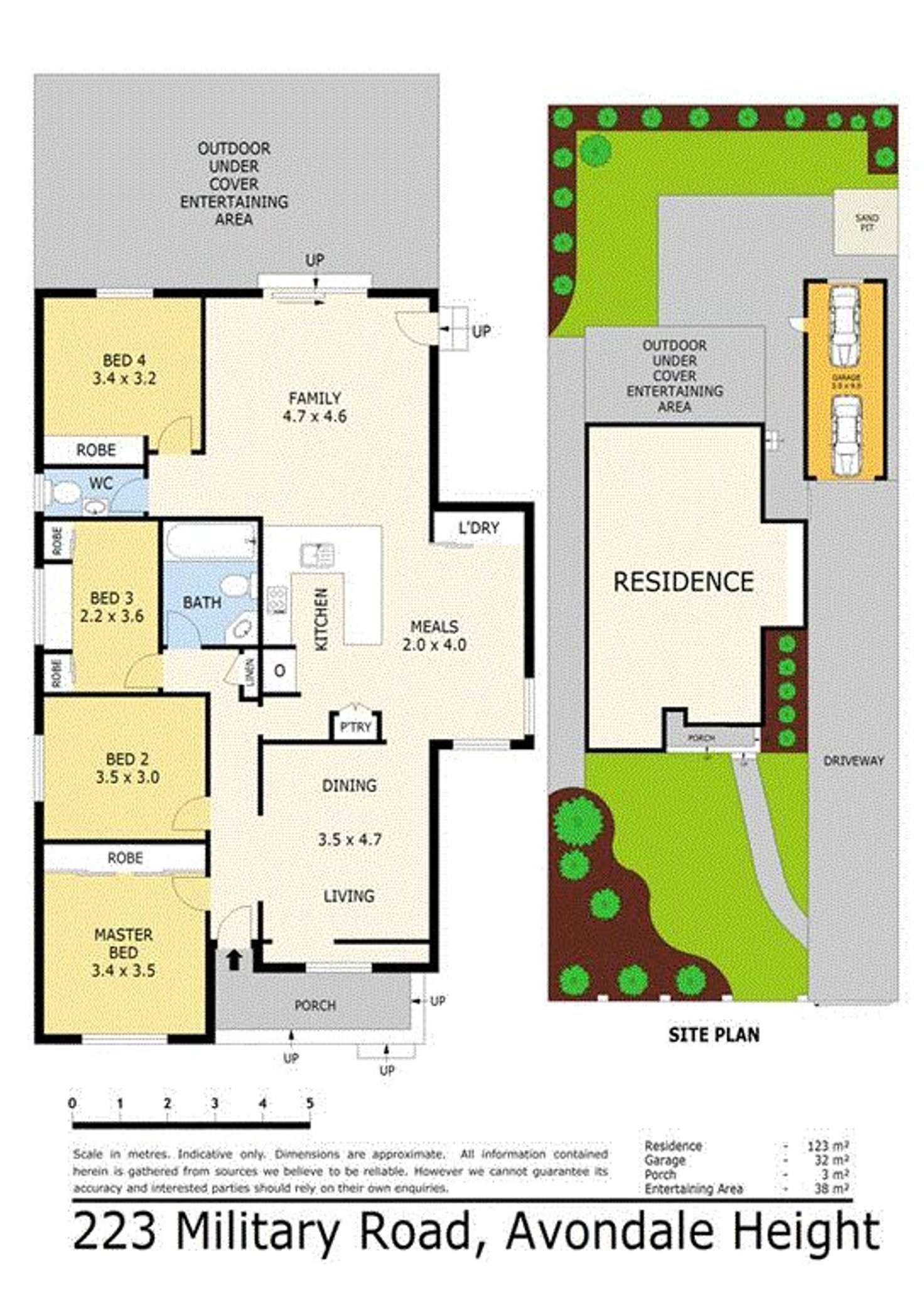 Floorplan of Homely house listing, 223 Military Rd, Avondale Heights VIC 3034