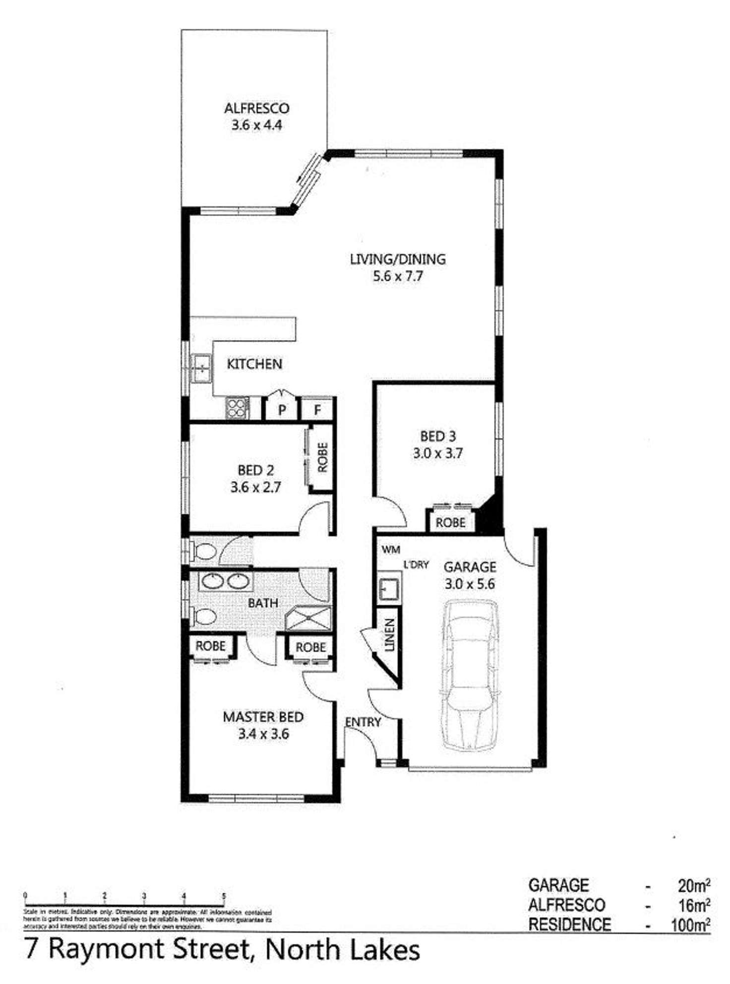 Floorplan of Homely house listing, 7 Raymont Street, North Lakes QLD 4509