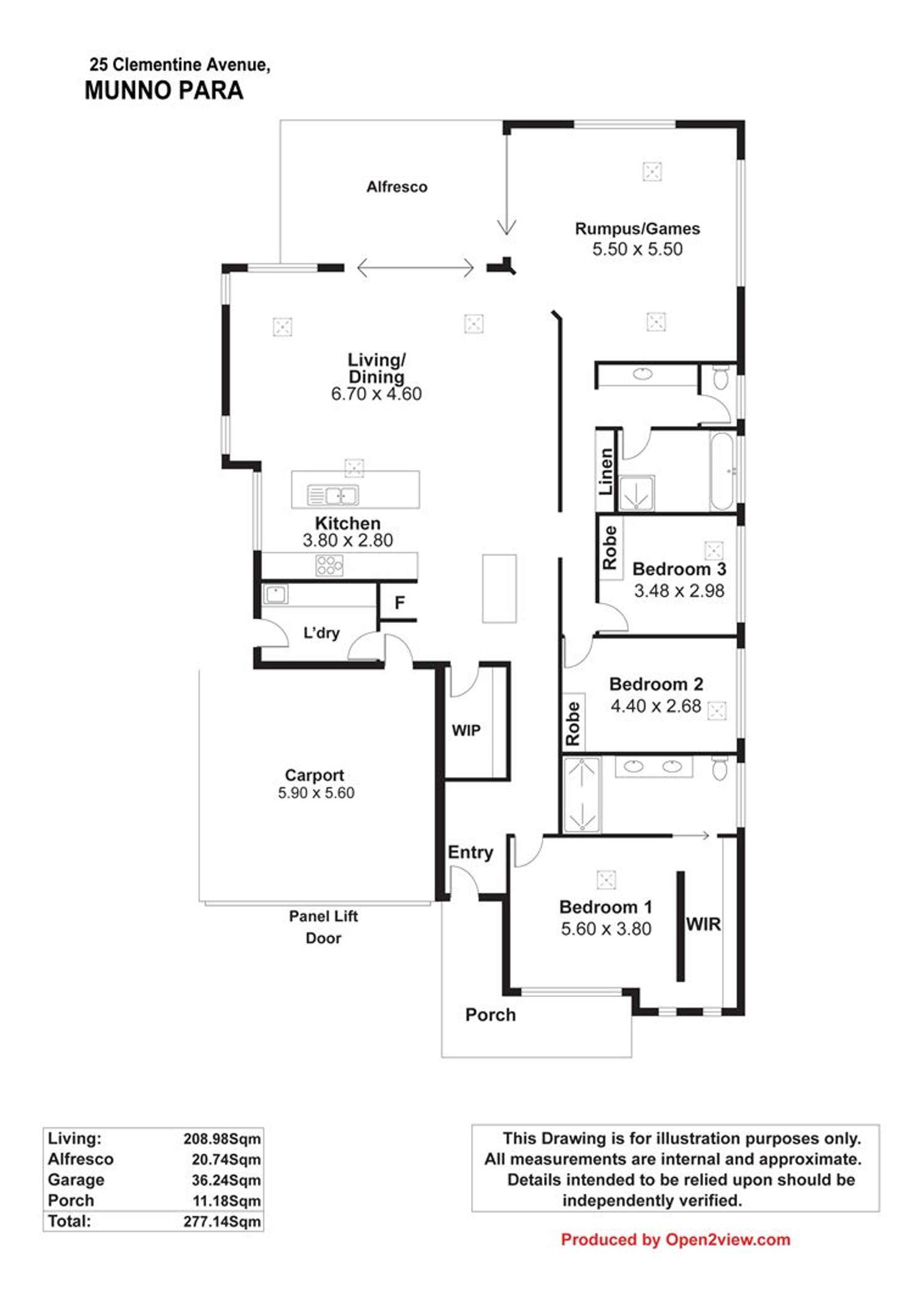 Floorplan of Homely house listing, 25 Clementine Avenue, Munno Para SA 5115