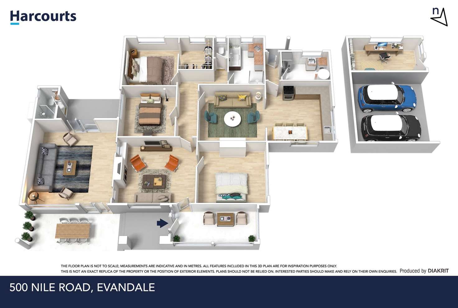 Floorplan of Homely house listing, 500 Nile Road, Evandale TAS 7212