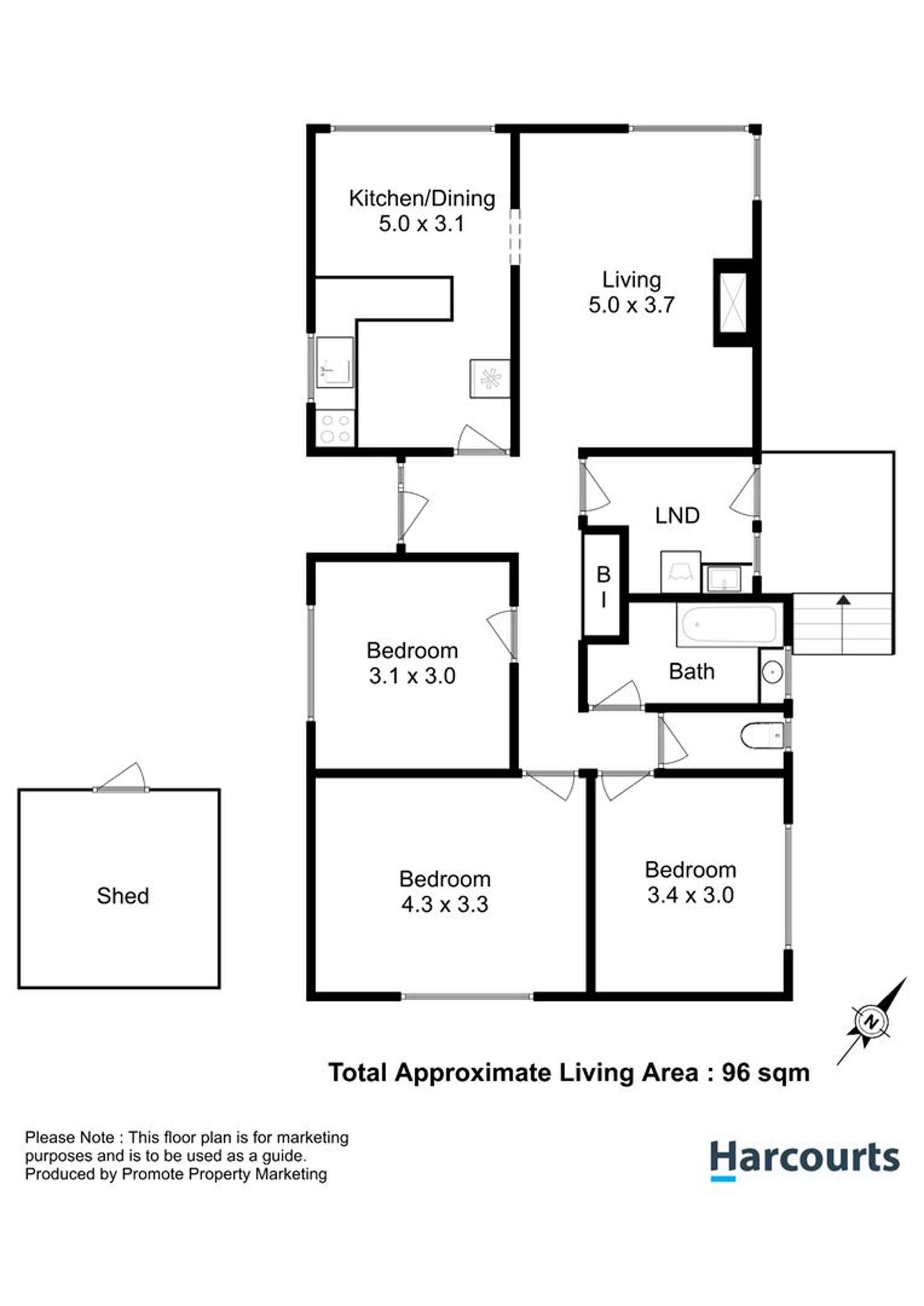 Floorplan of Homely house listing, 7 Dilkara Place, Herdsmans Cove TAS 7030