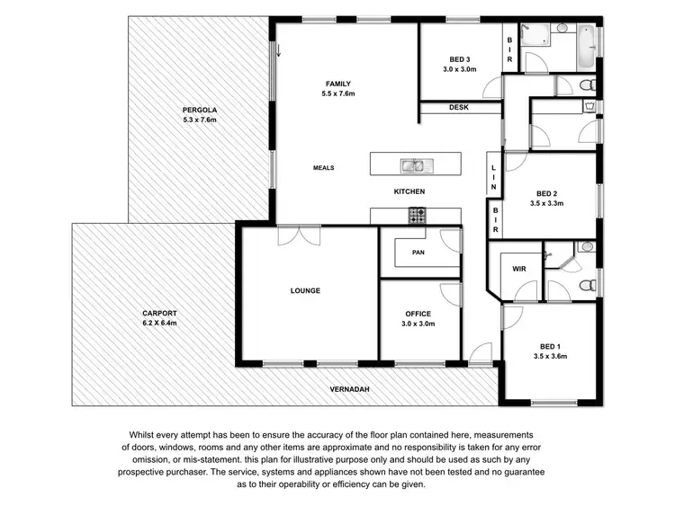 Floorplan of Homely house listing, 6 The Parade, Keith SA 5267