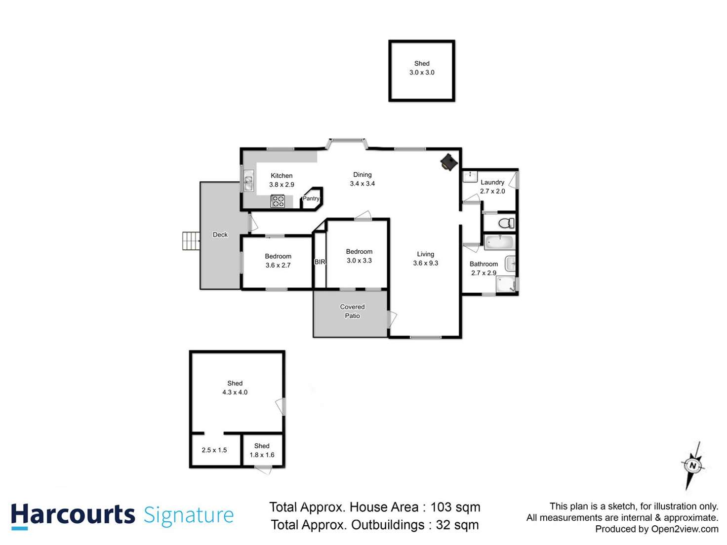 Floorplan of Homely house listing, 47 Moomere Street, Carlton TAS 7173