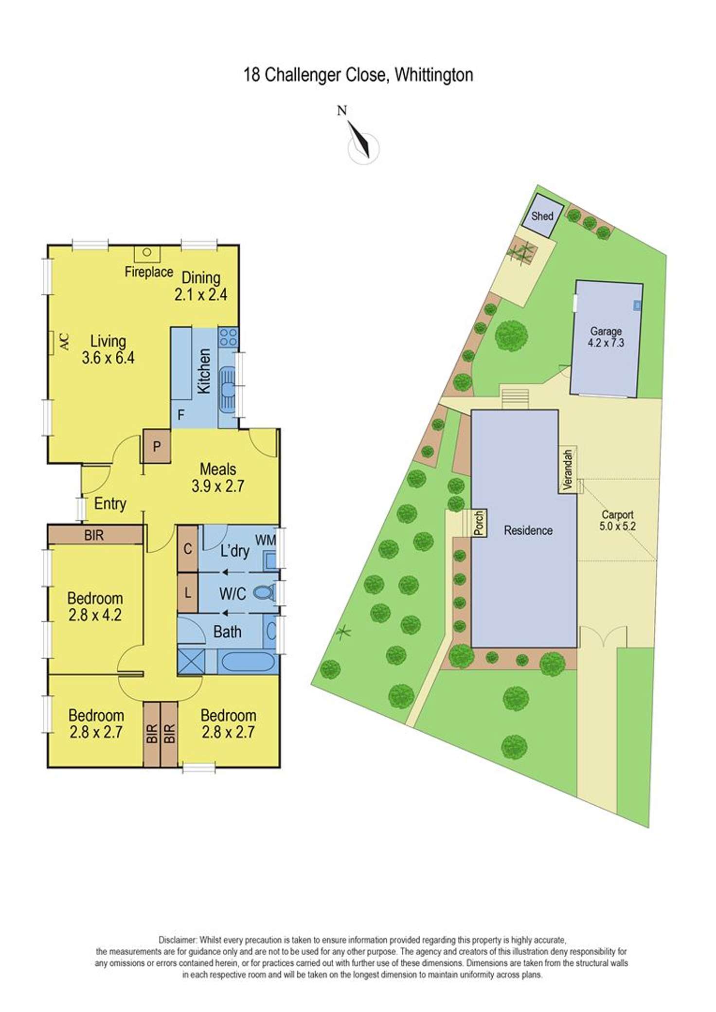 Floorplan of Homely house listing, 18 Challenger Close, Whittington VIC 3219