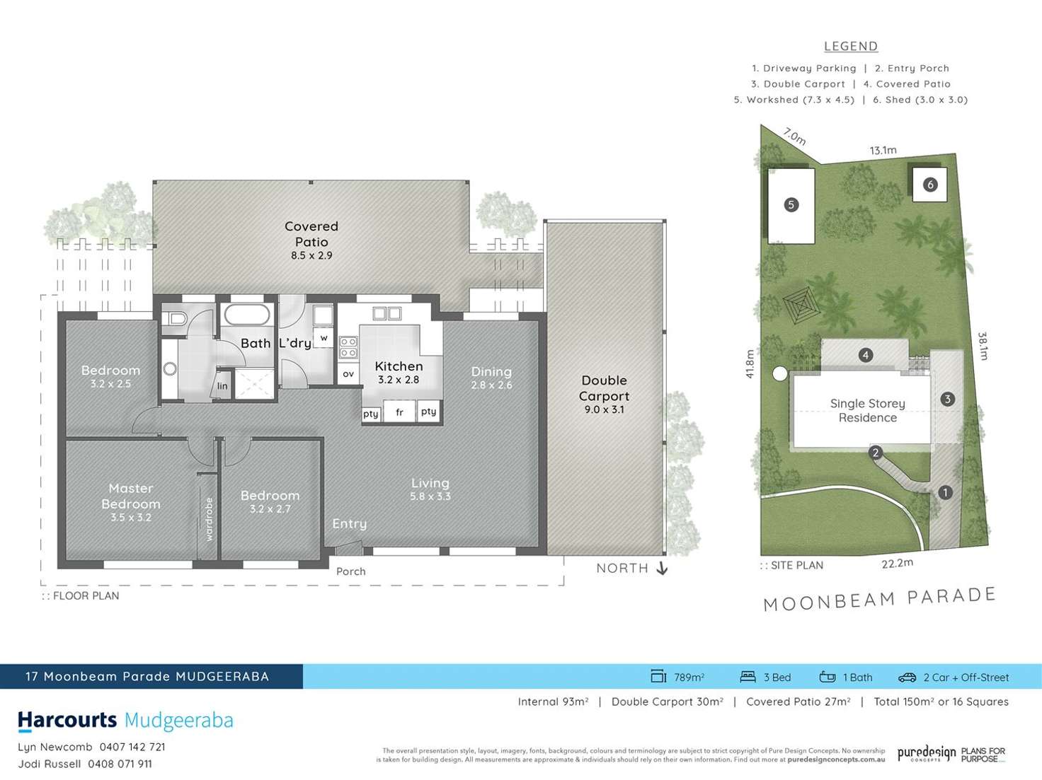 Floorplan of Homely house listing, 17 Moonbeam Parade, Mudgeeraba QLD 4213