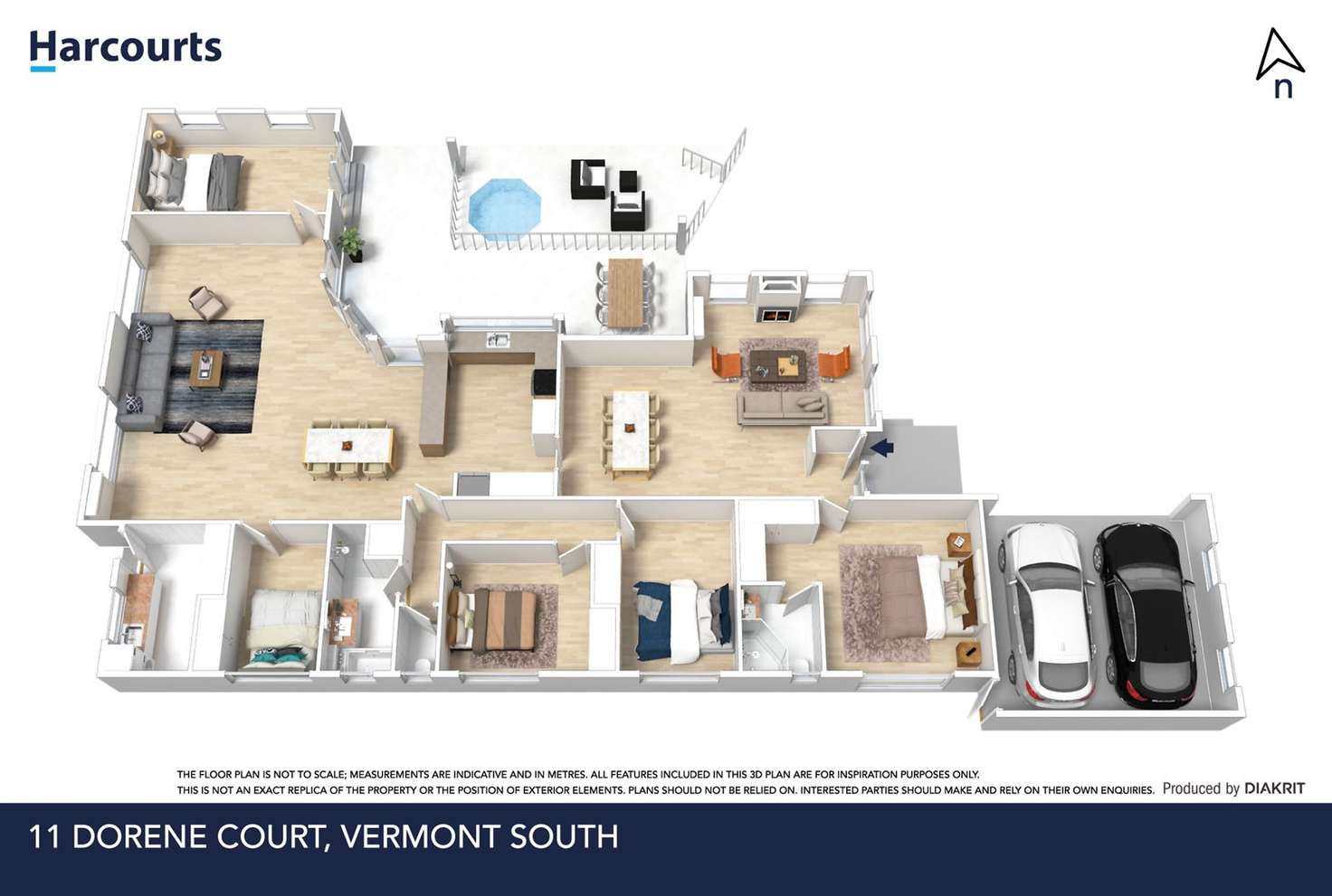 Floorplan of Homely house listing, 11 Dorene Court, Vermont South VIC 3133