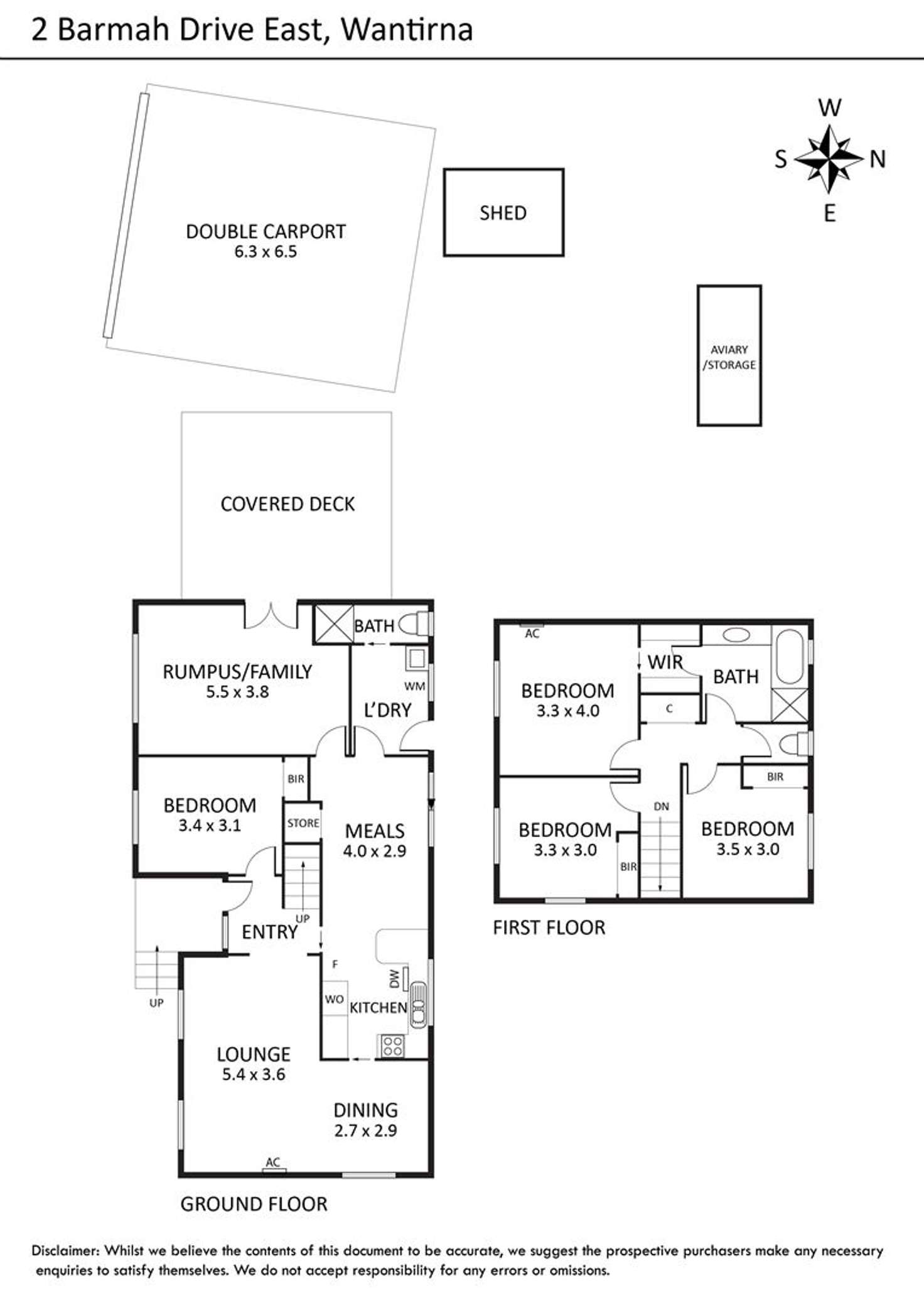 Floorplan of Homely house listing, 2 Barmah Drive East, Wantirna VIC 3152