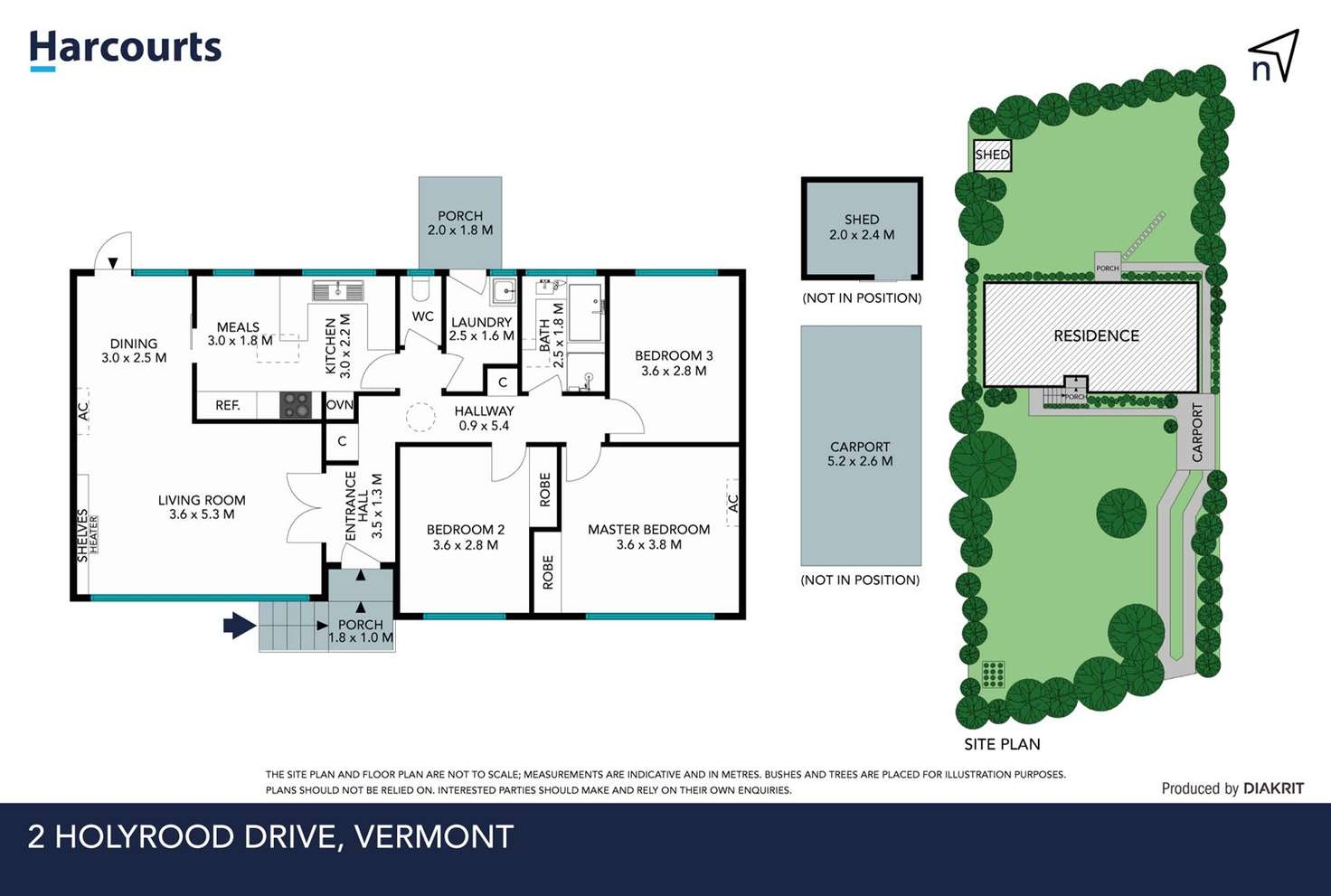 Floorplan of Homely house listing, 2 Holyrood Drive, Vermont VIC 3133