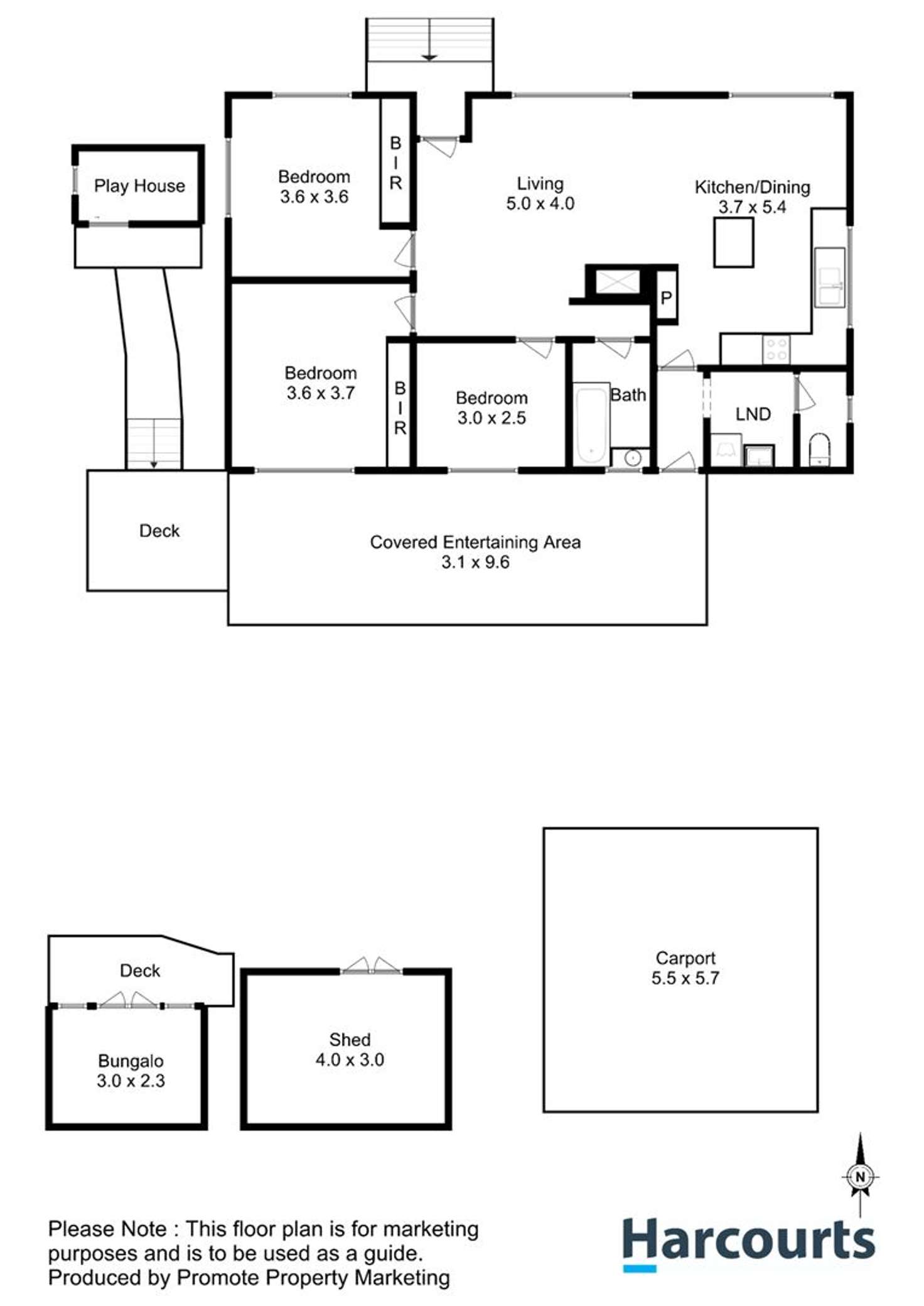 Floorplan of Homely house listing, 223 Bligh Street, Warrane TAS 7018