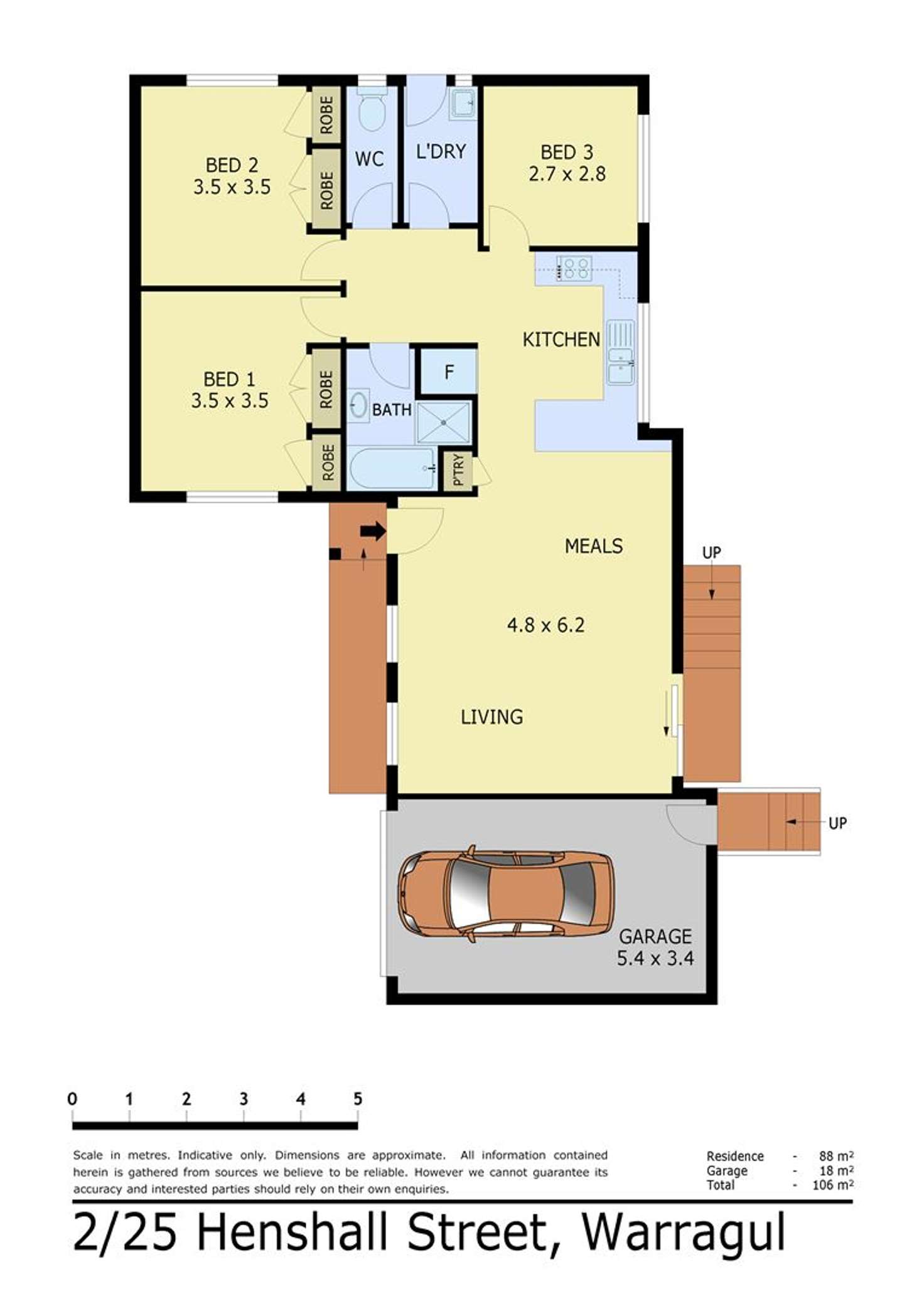 Floorplan of Homely unit listing, 2/25 Henshall Street, Warragul VIC 3820