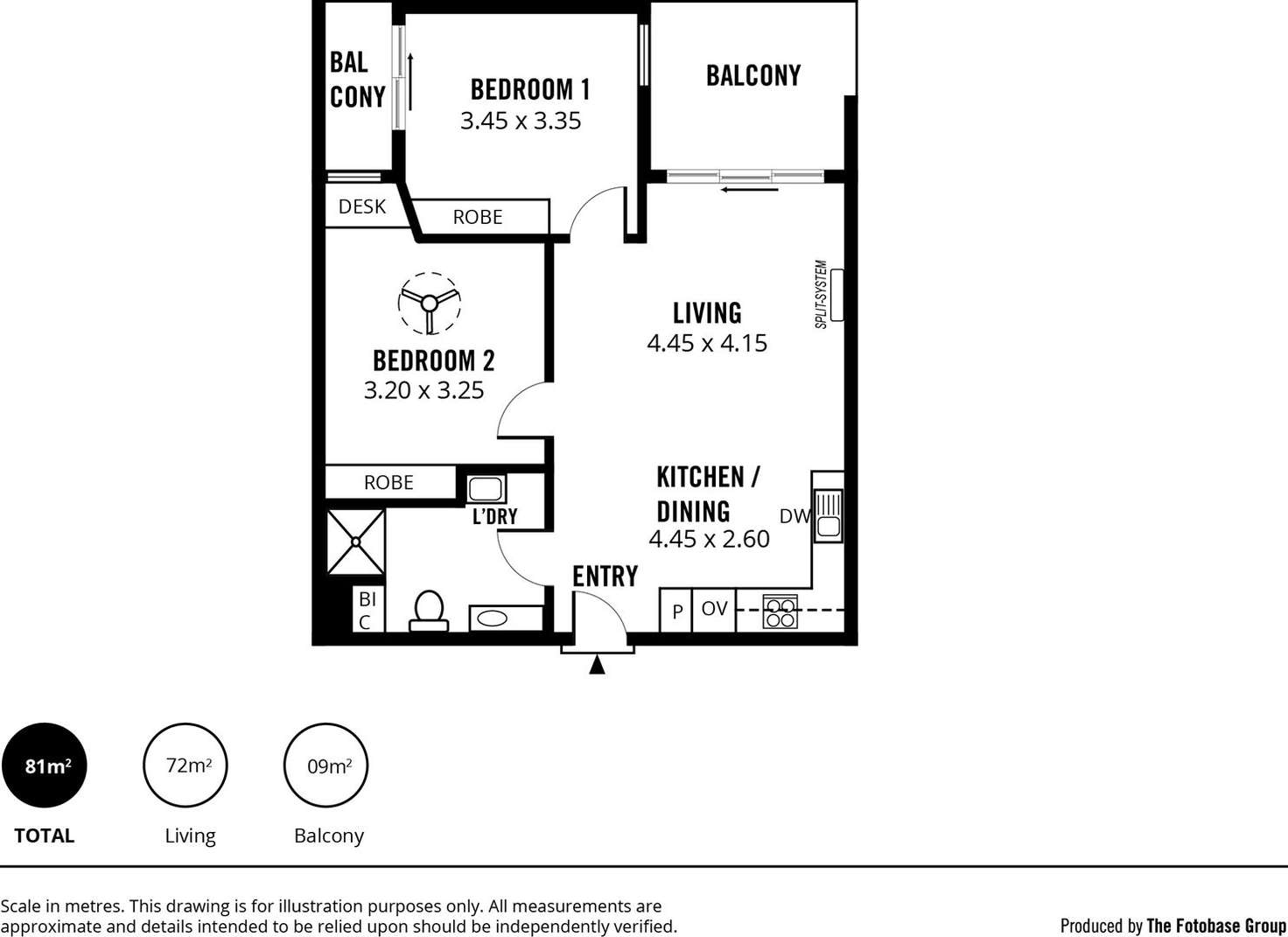 Floorplan of Homely apartment listing, 406/102 Waymouth Street, Adelaide SA 5000