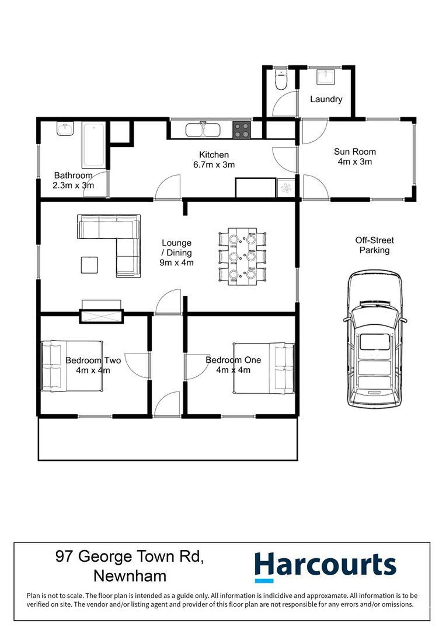 Floorplan of Homely house listing, 97a Georgetown Road, Newnham TAS 7248