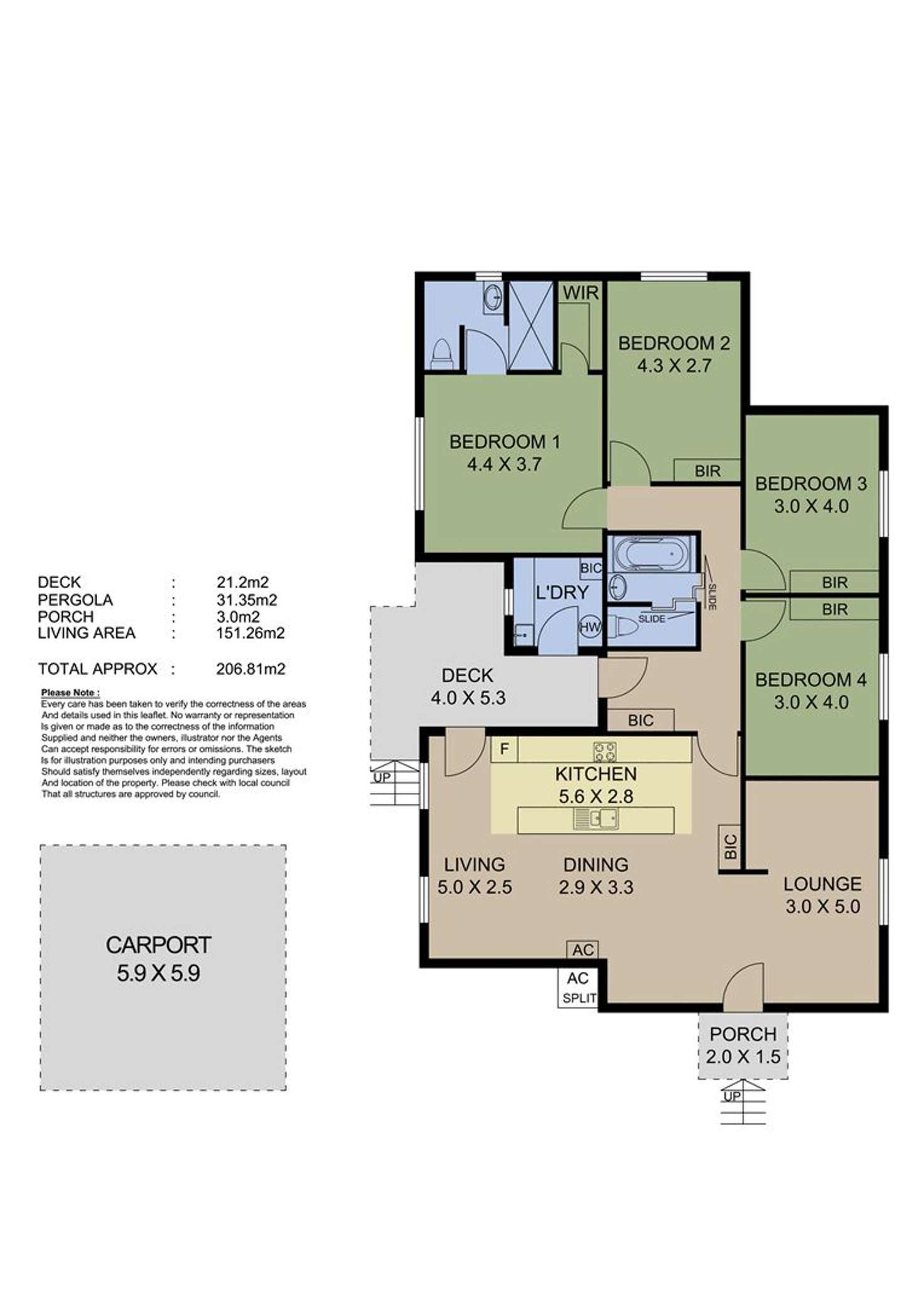 Floorplan of Homely house listing, 19 Stirling Road, Nairne SA 5252