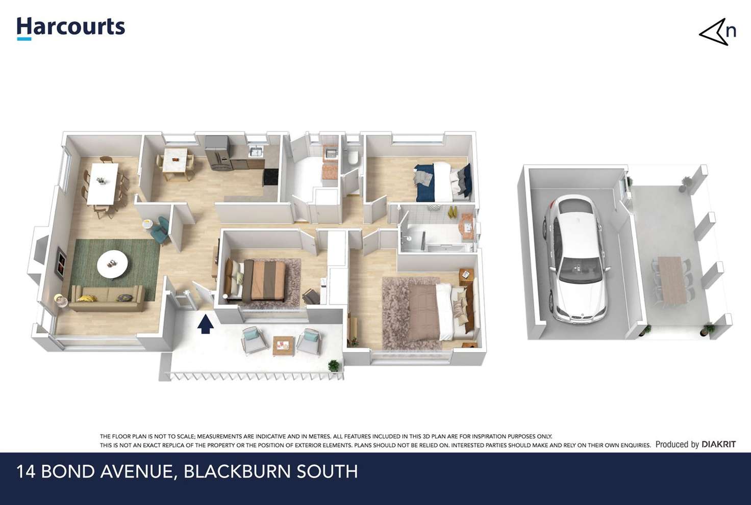 Floorplan of Homely house listing, 14 Bond Avenue, Blackburn South VIC 3130