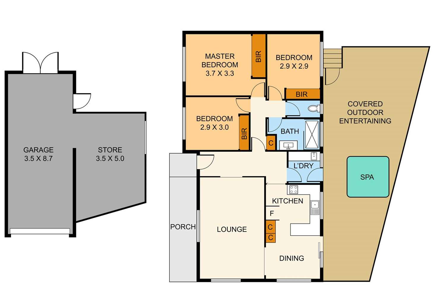 Floorplan of Homely house listing, 27 Christopher Avenue, The Basin VIC 3154