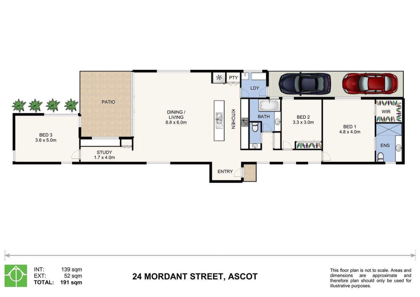 Floorplan of Homely house listing, 24 Mordant Street, Ascot QLD 4007