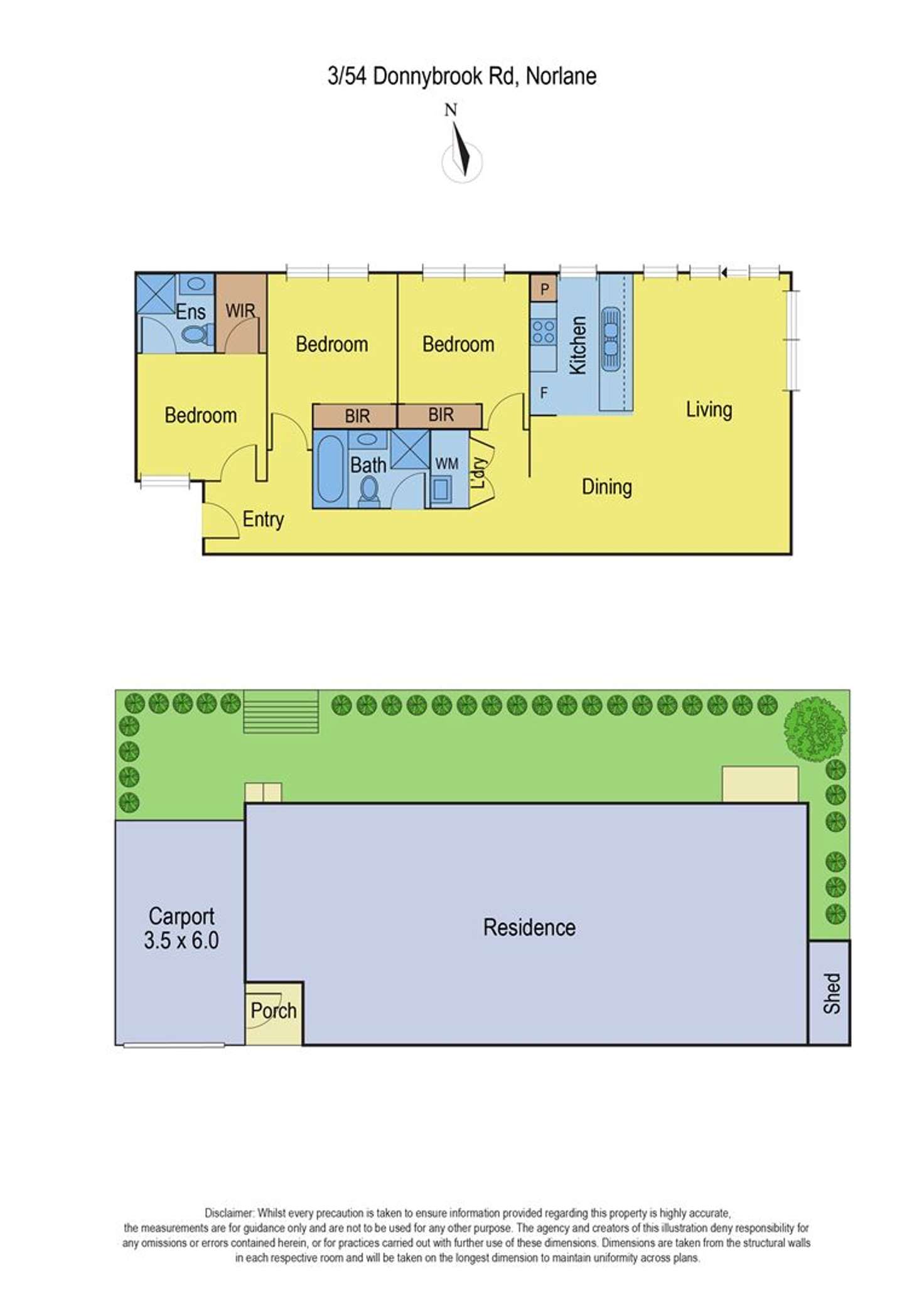 Floorplan of Homely unit listing, A, B, C/54 Donnybrook Road, Norlane VIC 3214