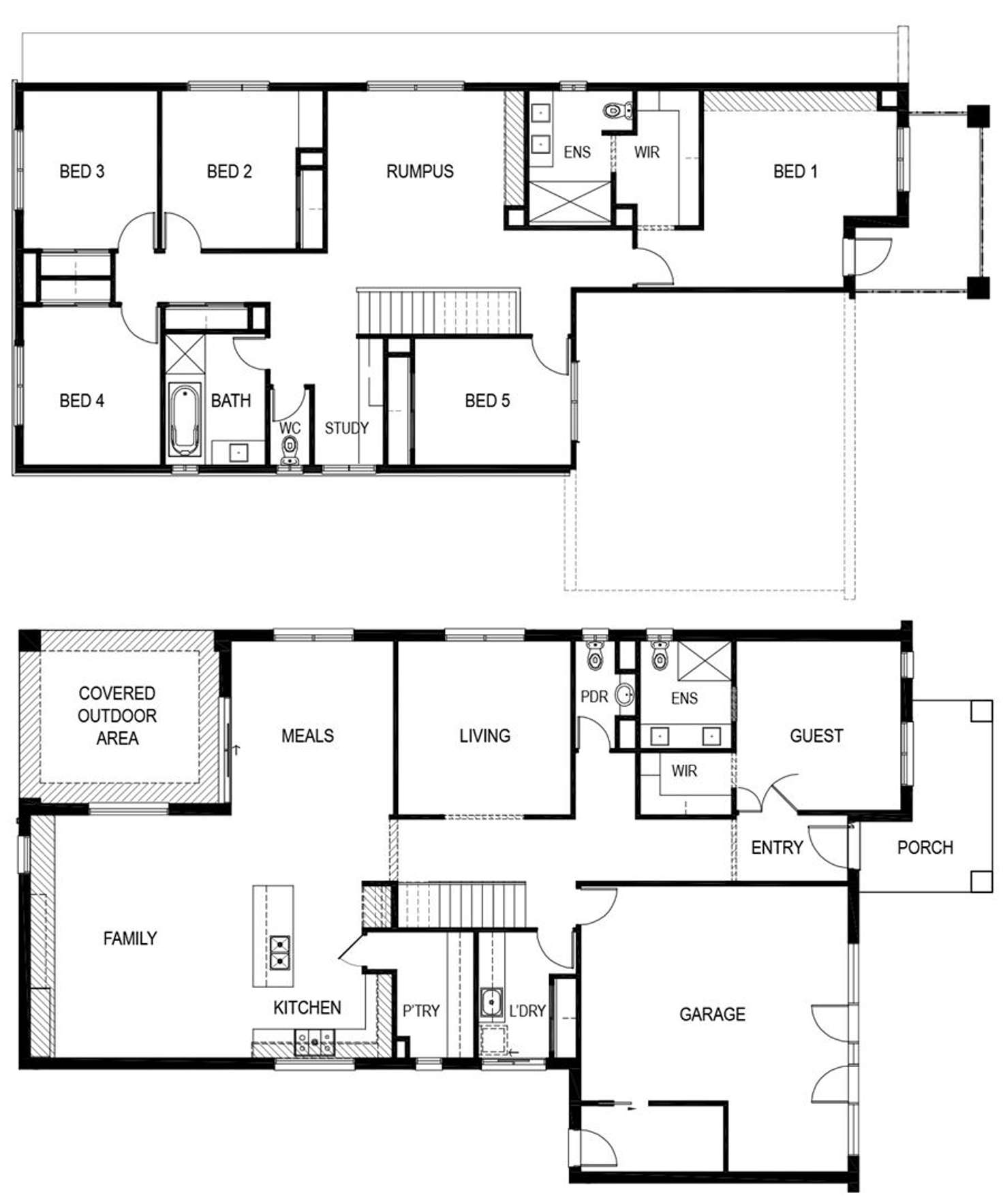 Floorplan of Homely house listing, 35 Whitfield Crescent, Craigieburn VIC 3064