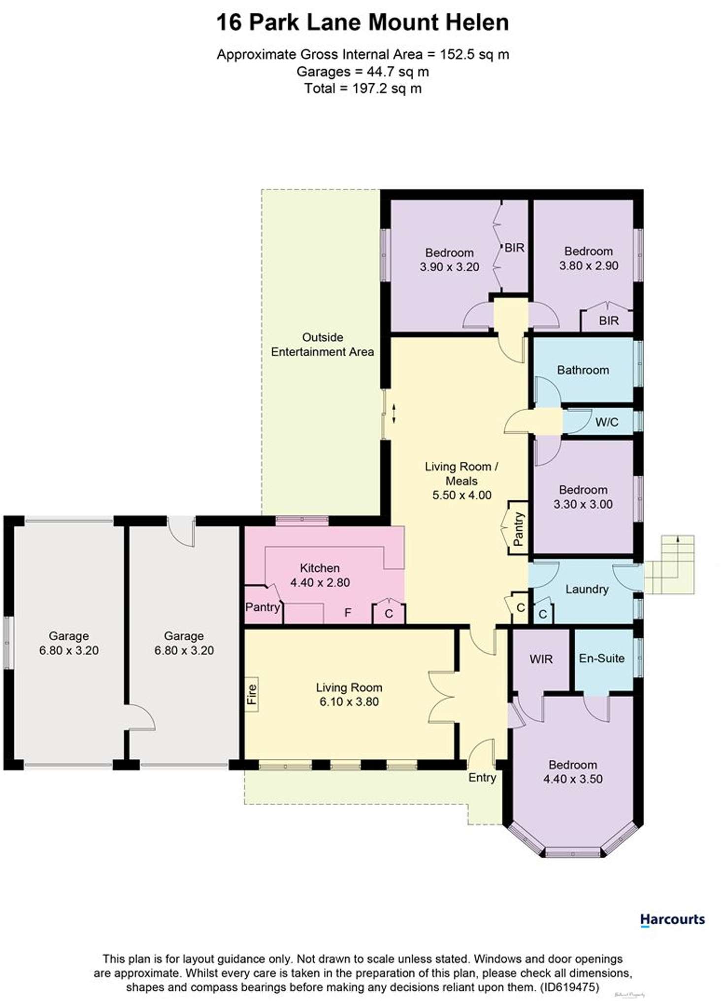 Floorplan of Homely house listing, 16 Park Lane, Mount Helen VIC 3350
