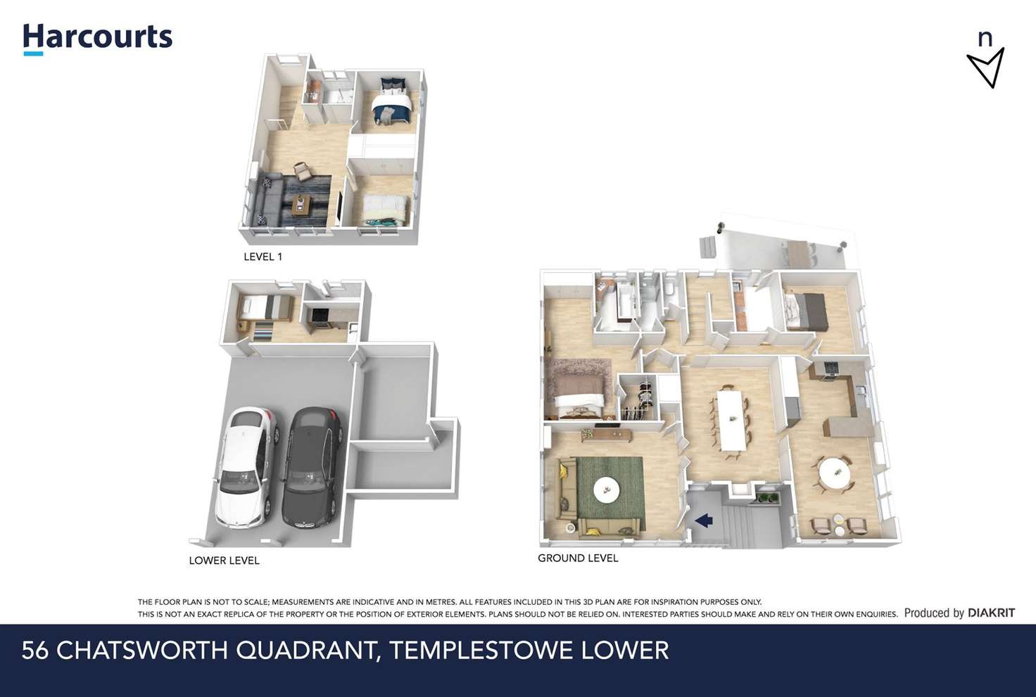 Floorplan of Homely house listing, 56 Chatsworth Quadrant, Templestowe Lower VIC 3107