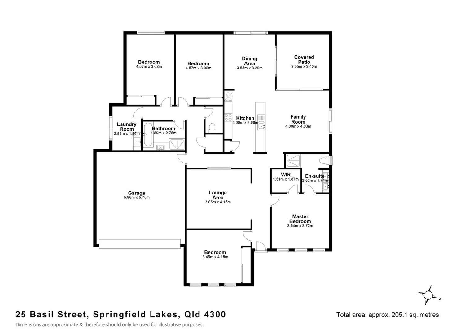 Floorplan of Homely house listing, 25 Basil Street, Springfield Lakes QLD 4300