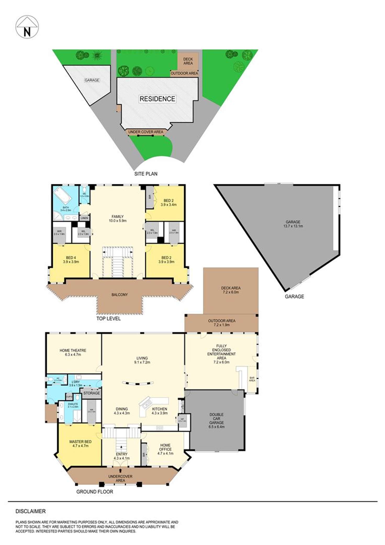 Floorplan of Homely house listing, 10 Bellview Court, Delacombe VIC 3356