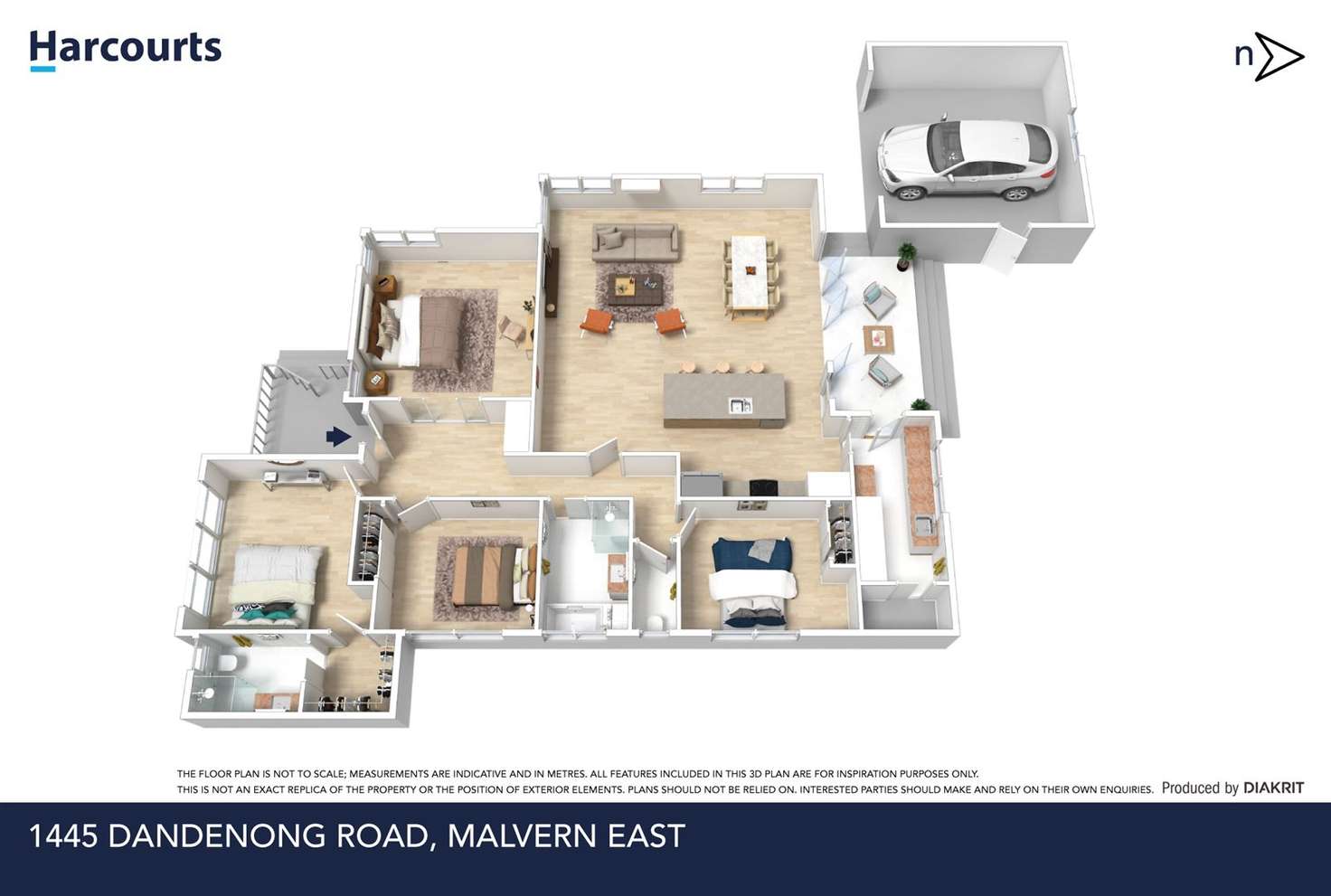 Floorplan of Homely house listing, 1445 Dandenong Road, Malvern East VIC 3145