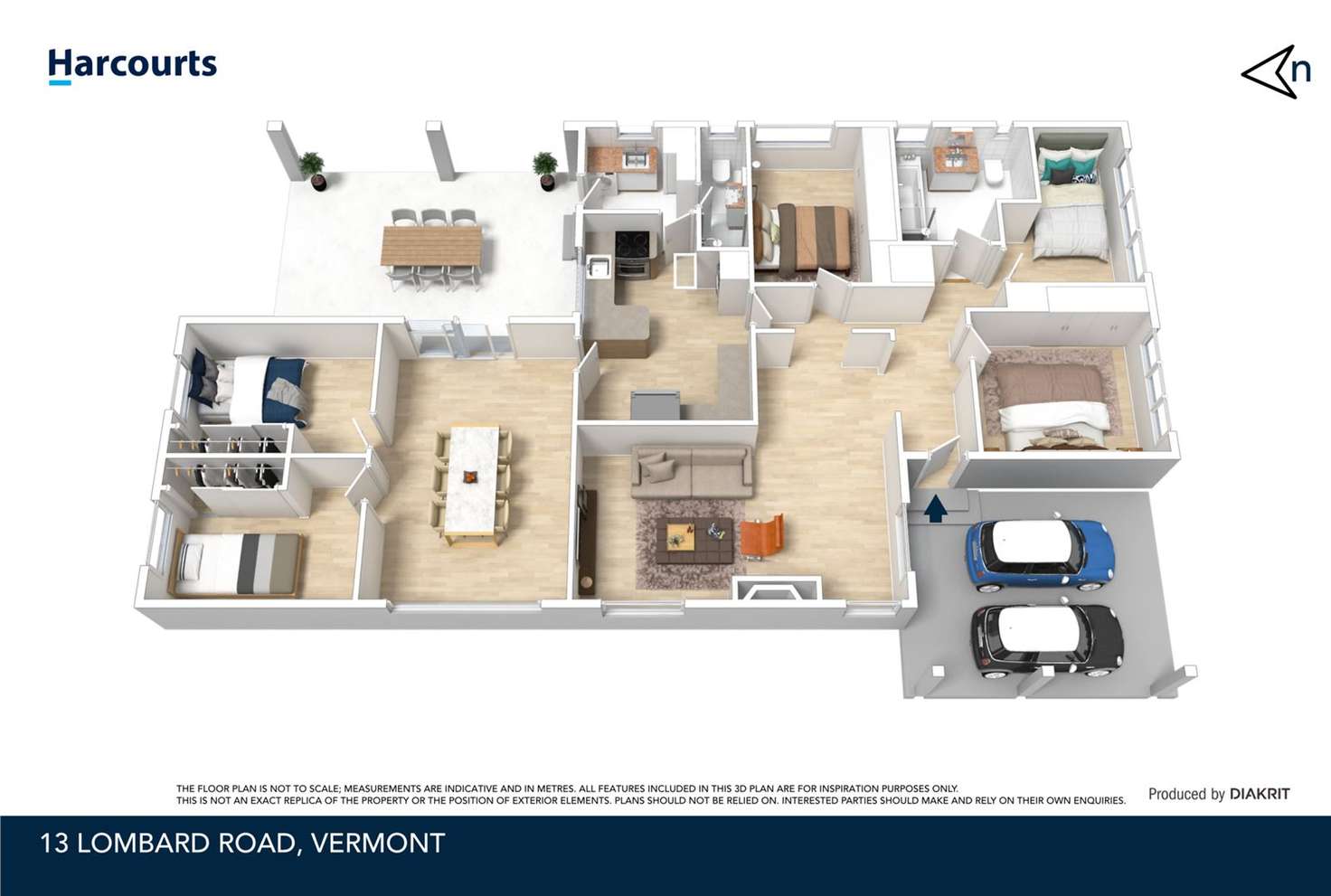 Floorplan of Homely house listing, 13 Lombard Road, Vermont VIC 3133