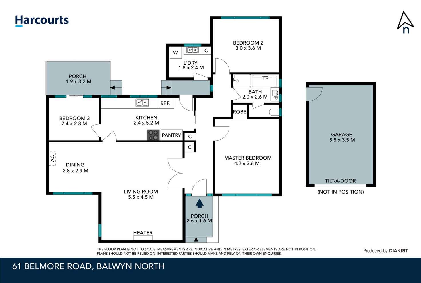 Floorplan of Homely house listing, 61 Belmore Road, Balwyn North VIC 3104