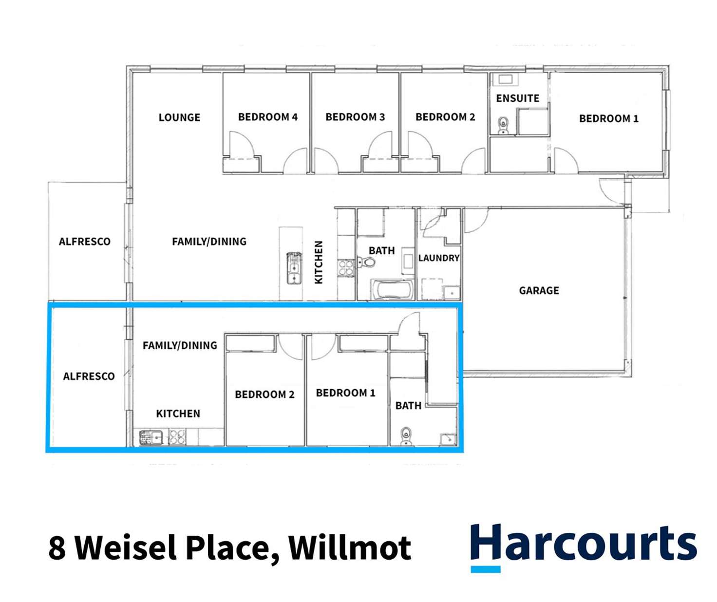 Floorplan of Homely house listing, 8 Weisel Place, Willmot NSW 2770
