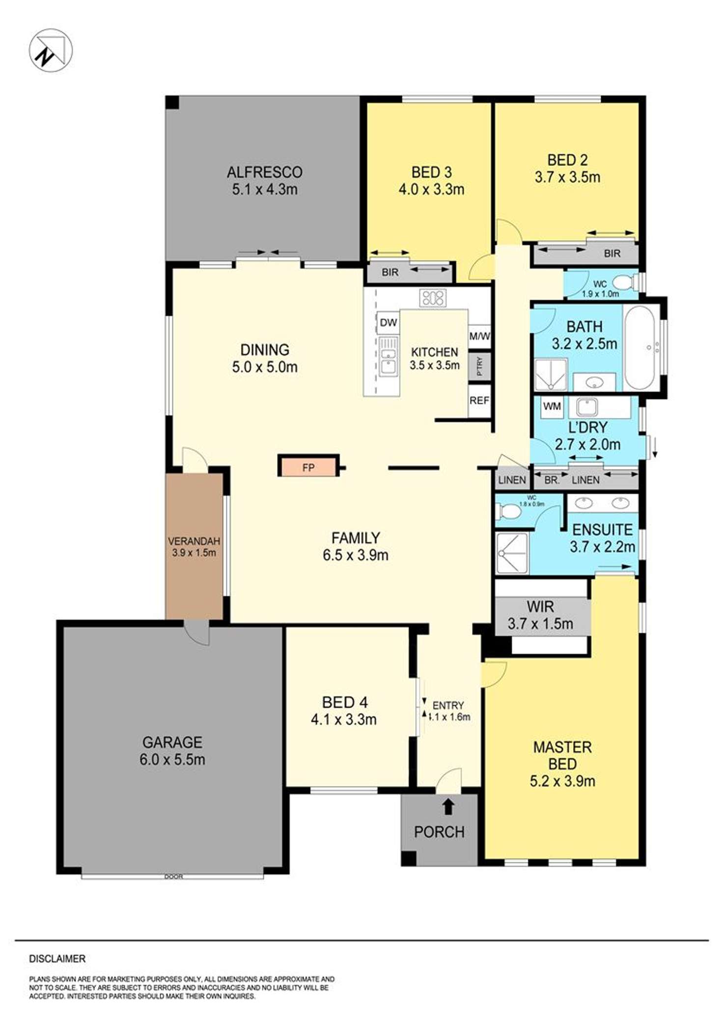 Floorplan of Homely house listing, 5 Baxter Street, Miners Rest VIC 3352