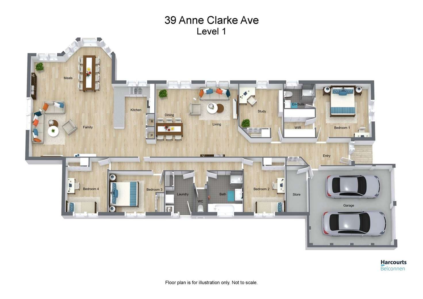 Floorplan of Homely house listing, 39 Anne Clark Avenue, Nicholls ACT 2913