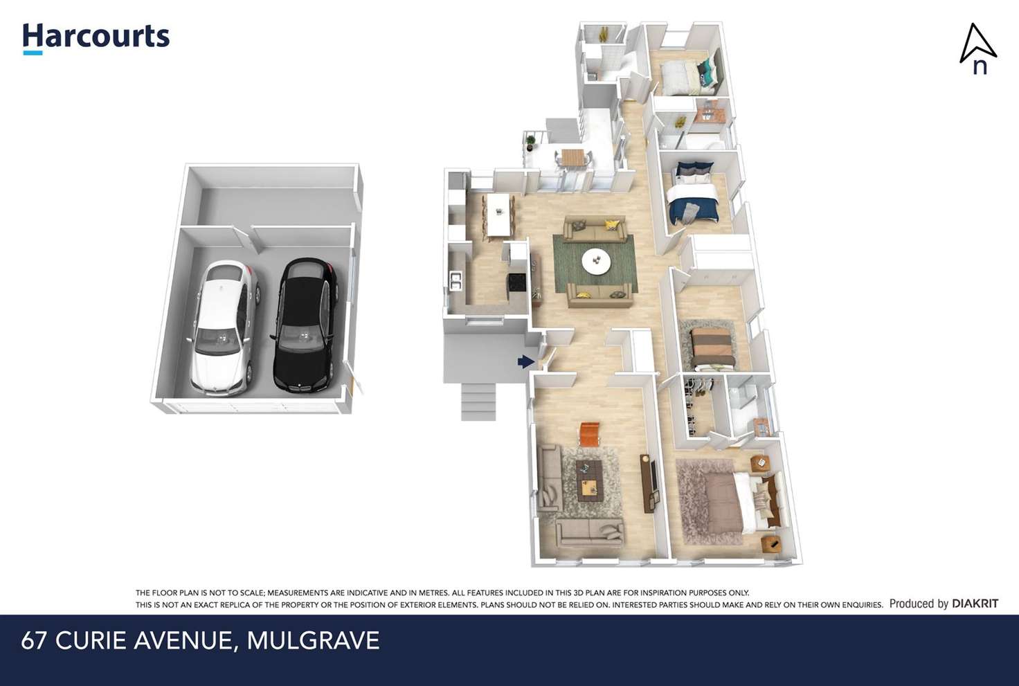 Floorplan of Homely house listing, 67 Curie Avenue, Mulgrave VIC 3170