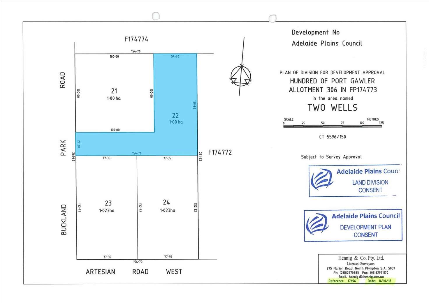 Floorplan of Homely residentialLand listing, 31 Artesian Rd West, Two Wells SA 5501