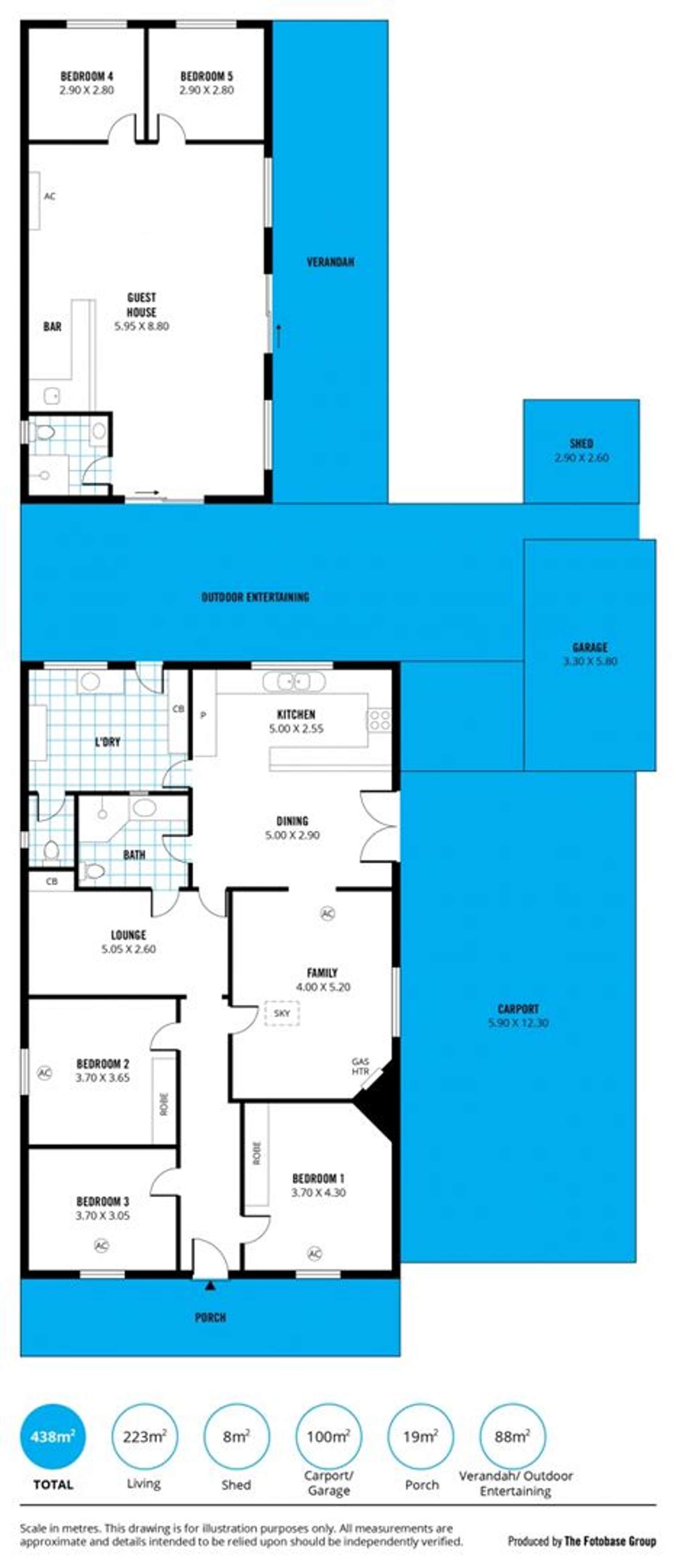 Floorplan of Homely house listing, 7 Lorraine Avenue, Clarence Park SA 5034