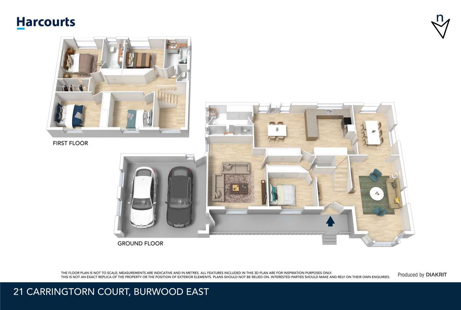 Floorplan of Homely house listing, 21 Carrington Court, Burwood East VIC 3151