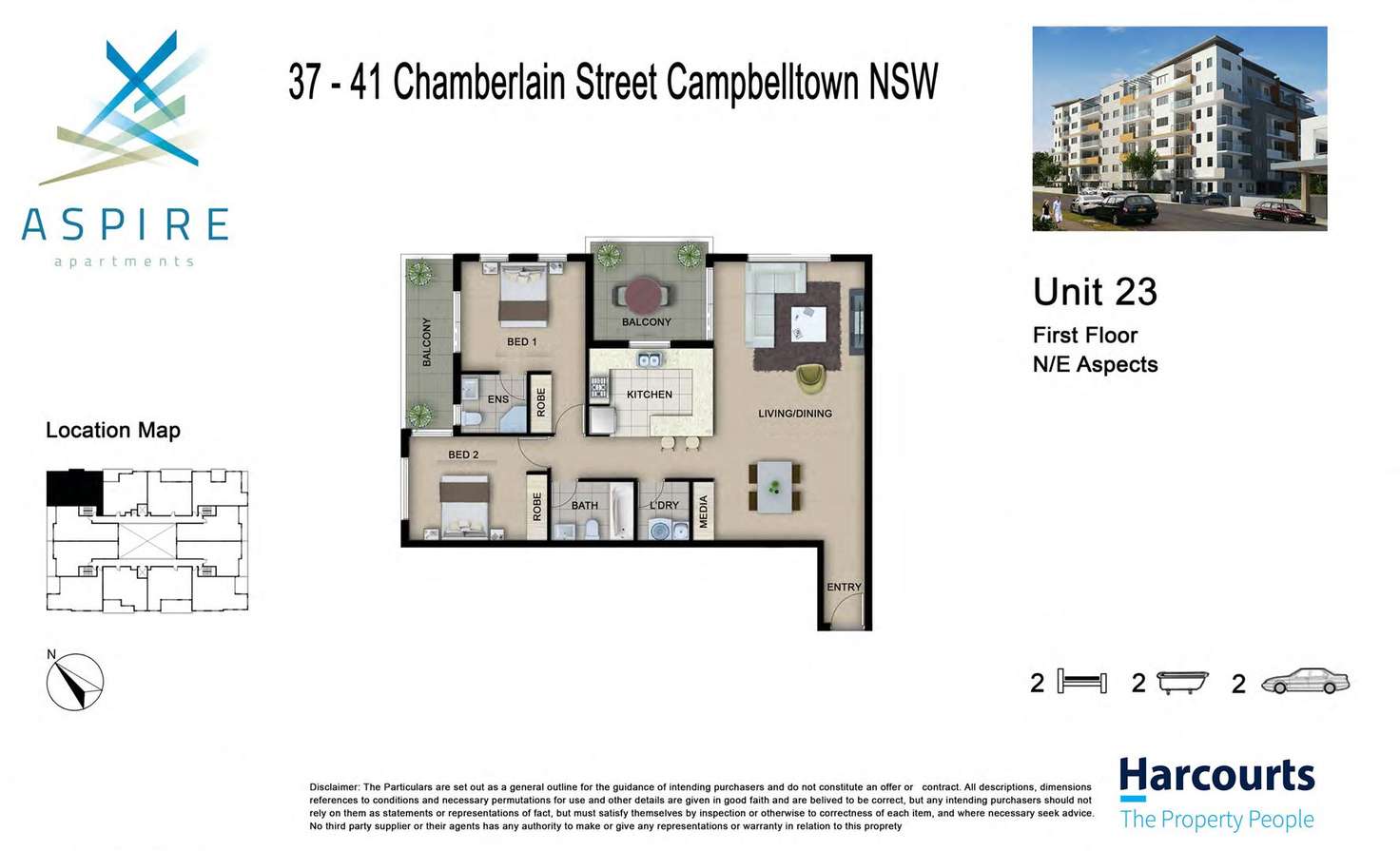 Floorplan of Homely unit listing, 23/37-41 Chamberlain Street, Campbelltown NSW 2560