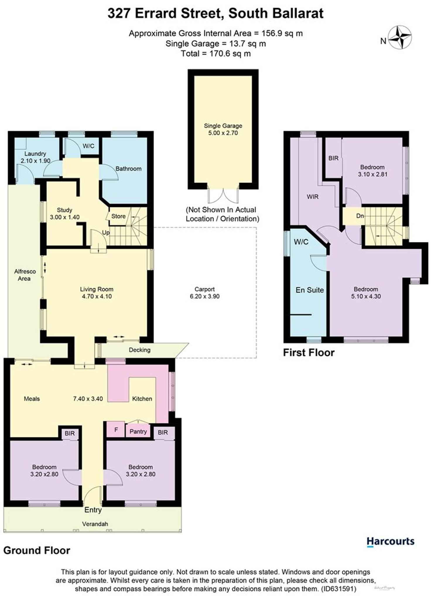 Floorplan of Homely house listing, 327 Errard Street South, Ballarat Central VIC 3350