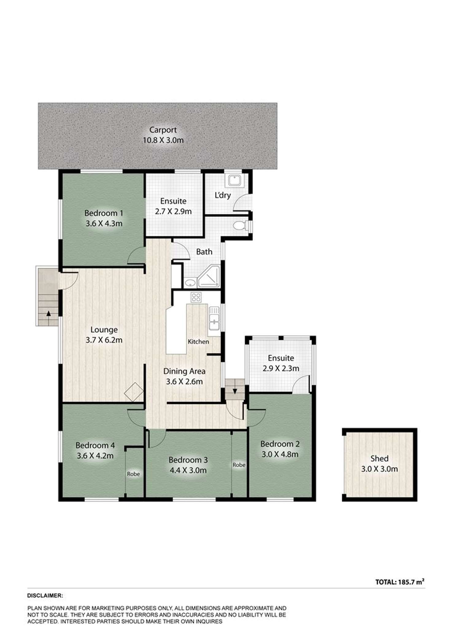 Floorplan of Homely house listing, 3 Whittaker Street, Chermside West QLD 4032