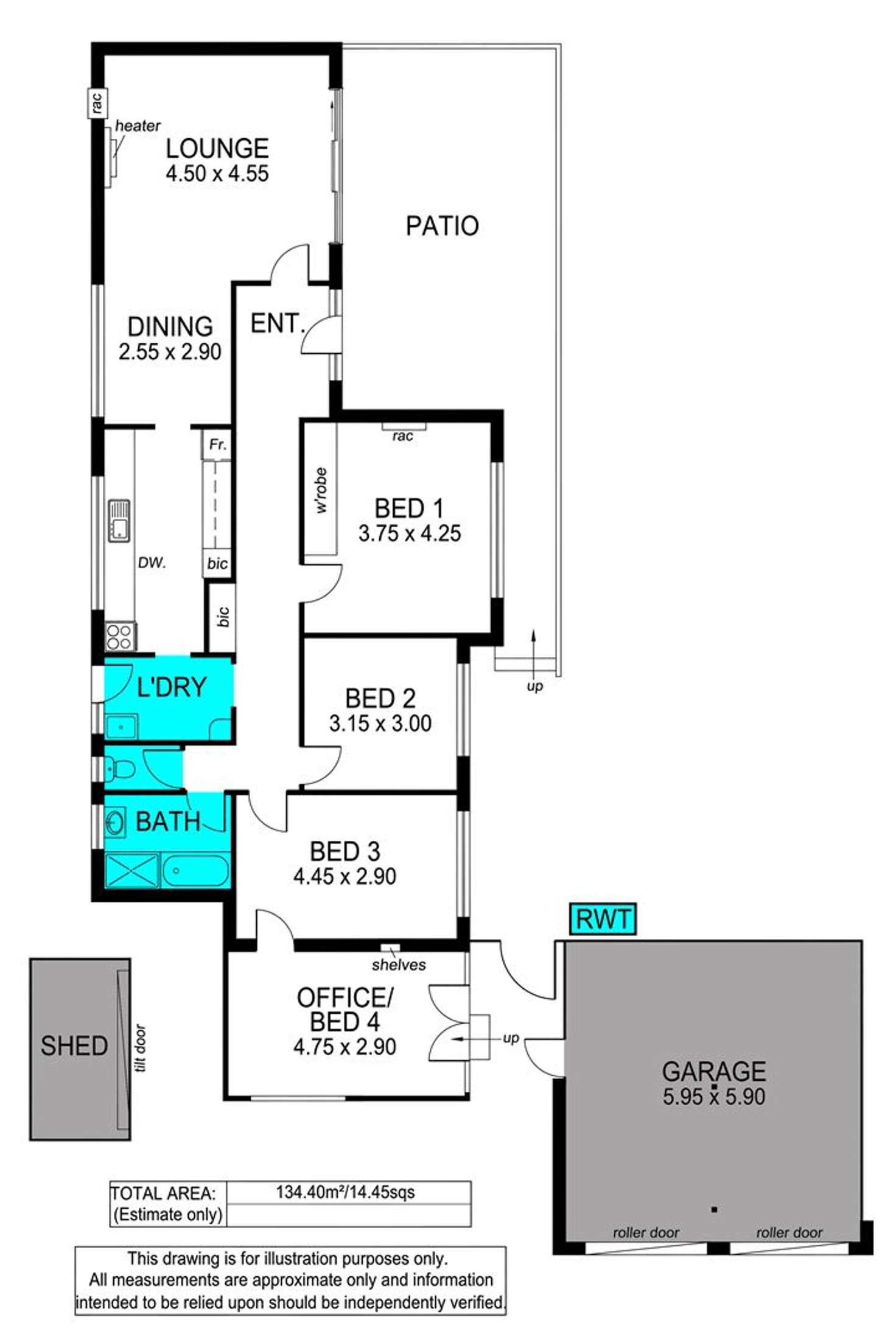 Floorplan of Homely house listing, 59 Trumara Road, Marino SA 5049