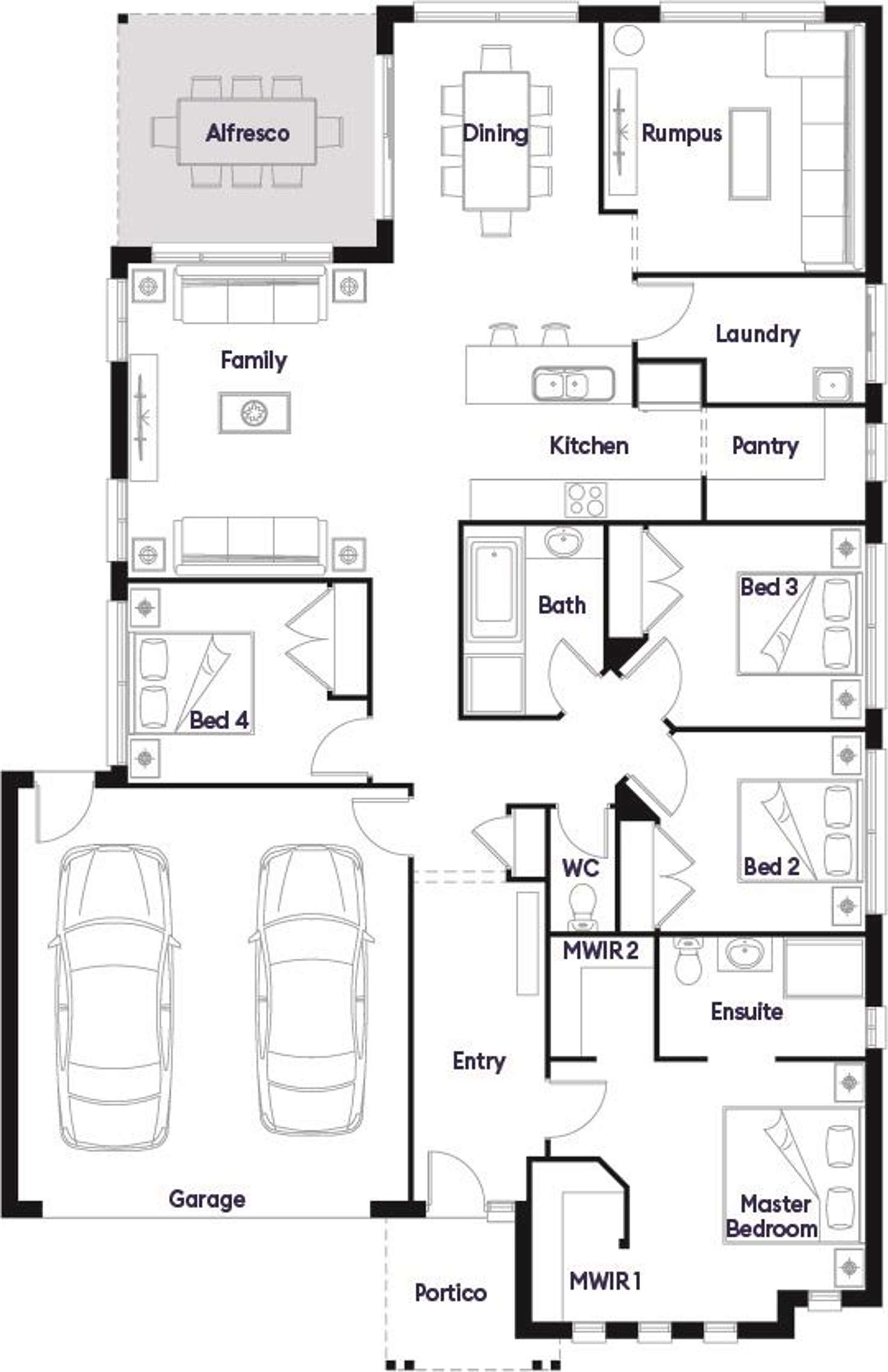 Floorplan of Homely house listing, 12 Sunrise Street, Newport QLD 4020
