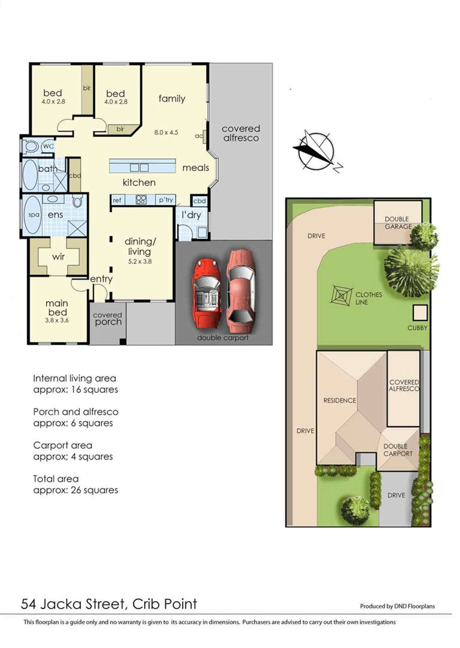 Floorplan of Homely house listing, 54 Jacka Street, Crib Point VIC 3919