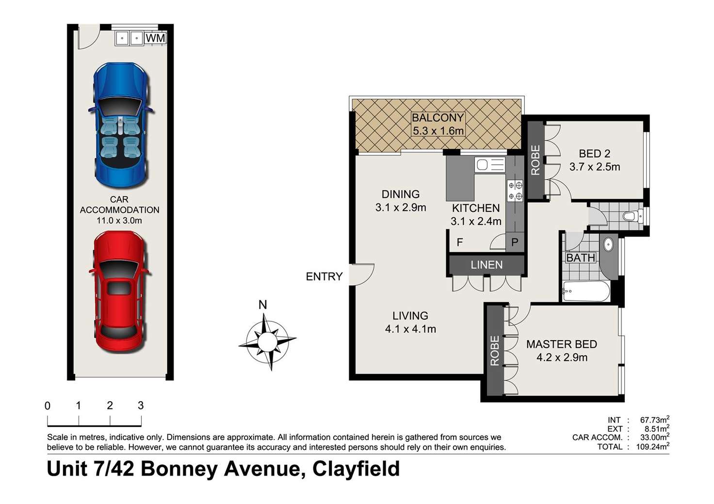 Floorplan of Homely unit listing, 7/42 Bonney Ave, Clayfield QLD 4011